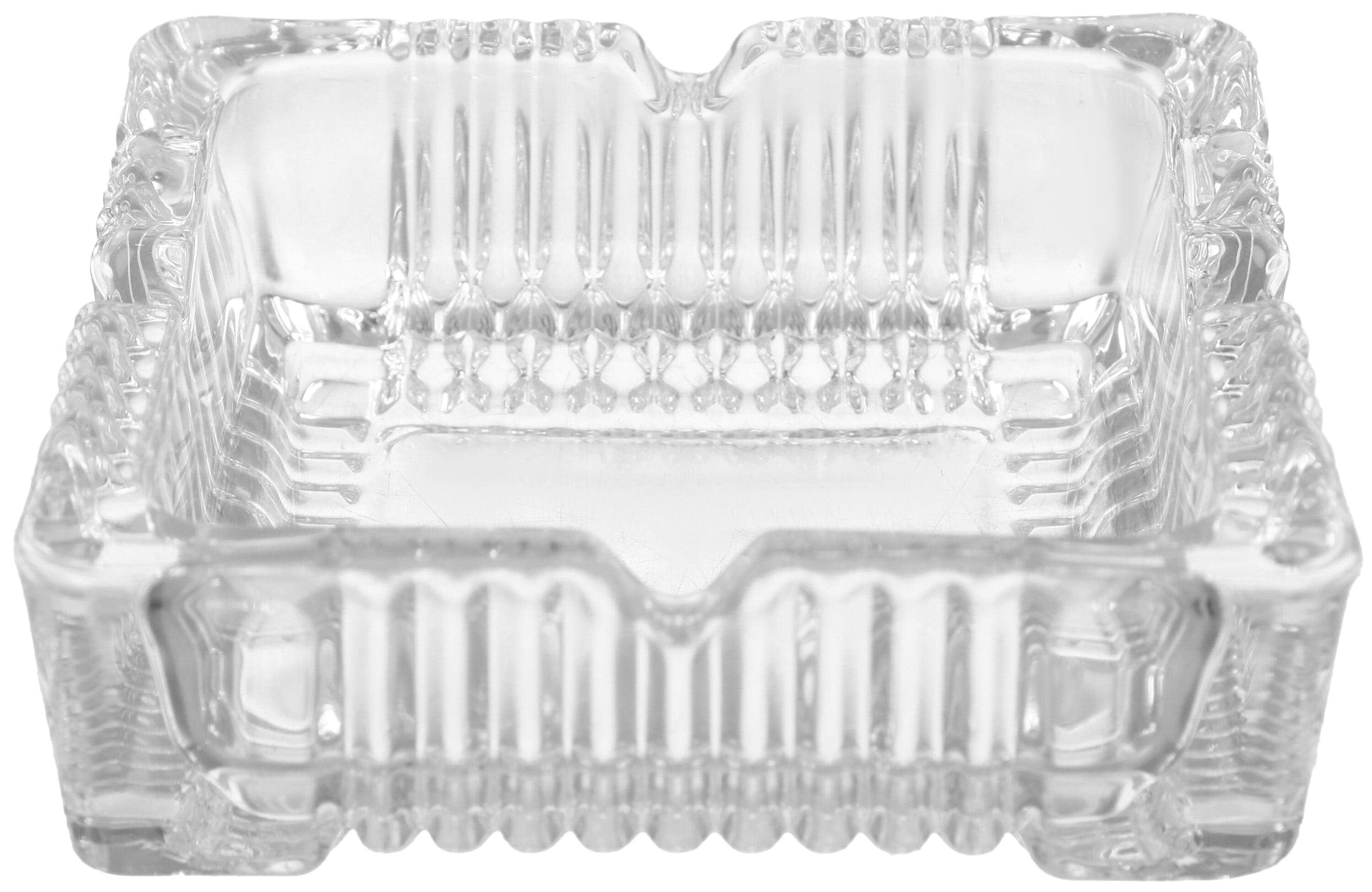 Glass Ashtray, 10 cm - Clear