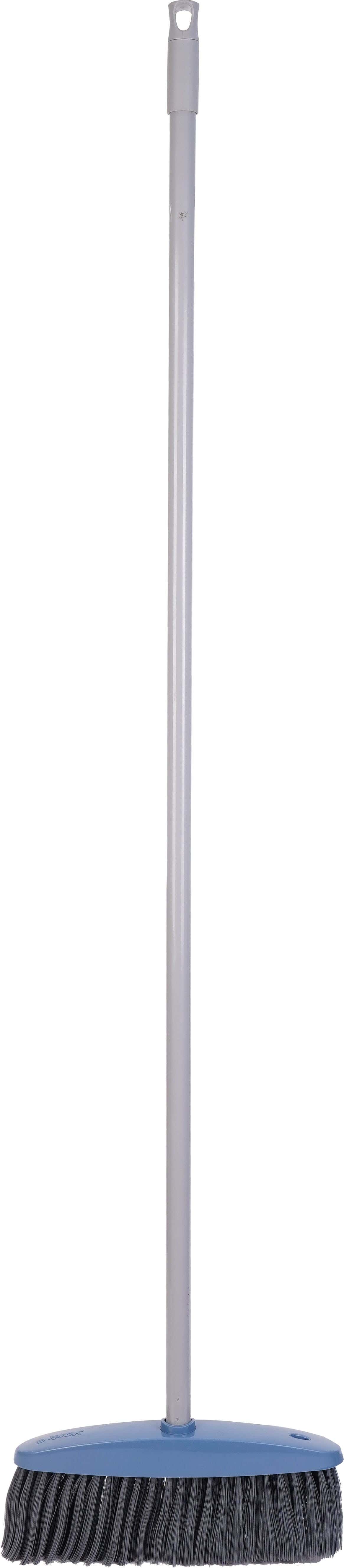 York Floor Sweeper, Metal Handle, 120 cm - Petrol Grey