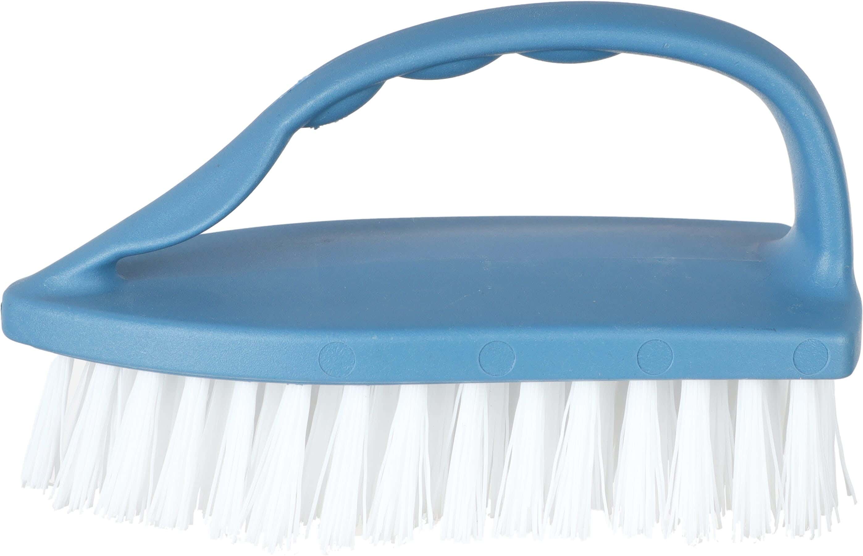York Plastic Cleaning Brush, 14×6 cm - Petrol White