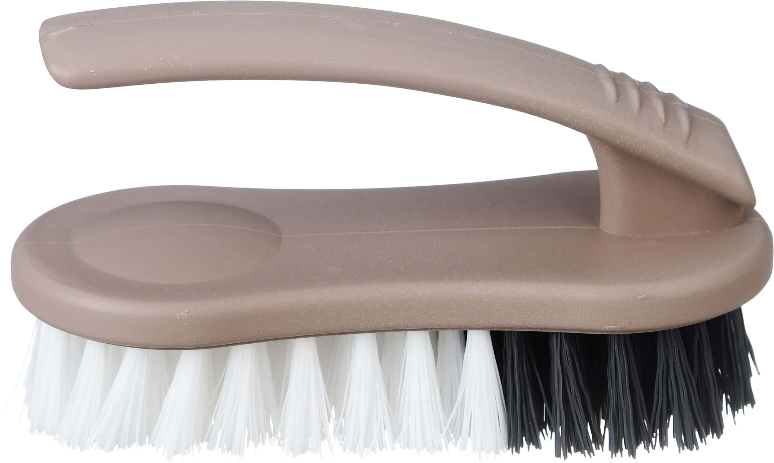 York Plastic Cleaning Brush, 14×6 cm - Beige