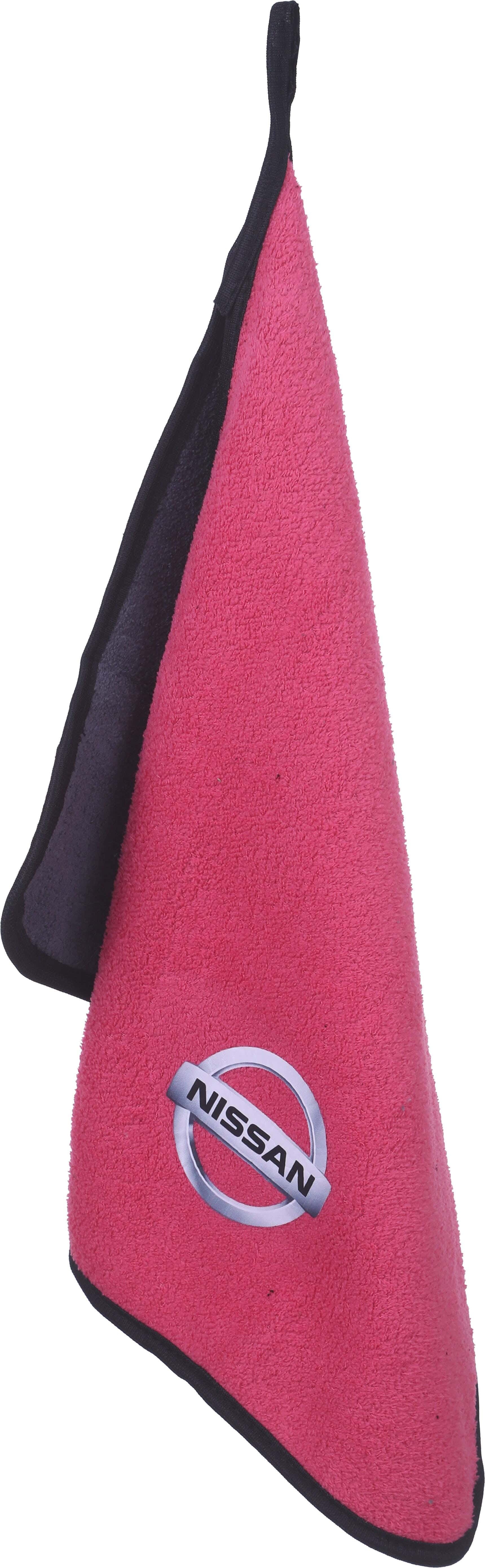 Fabric Car Cleaning Towel, 40x60 cm - Fuchsia
