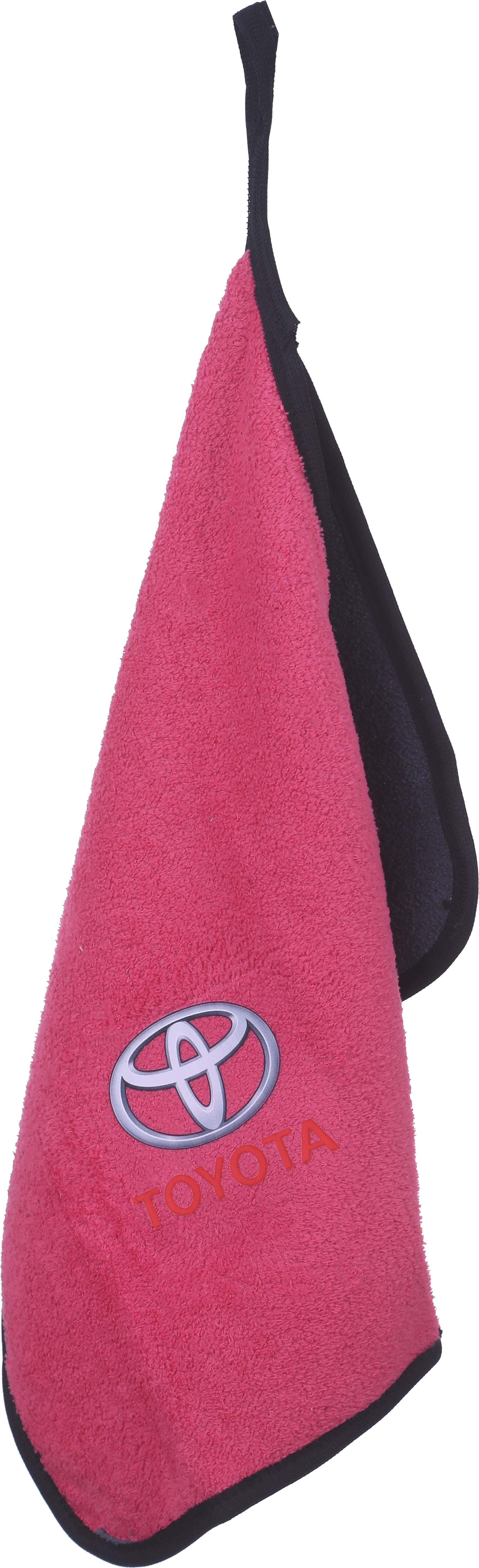 Fabric Car Cleaning Towel, 40x60 cm - Fuchsia