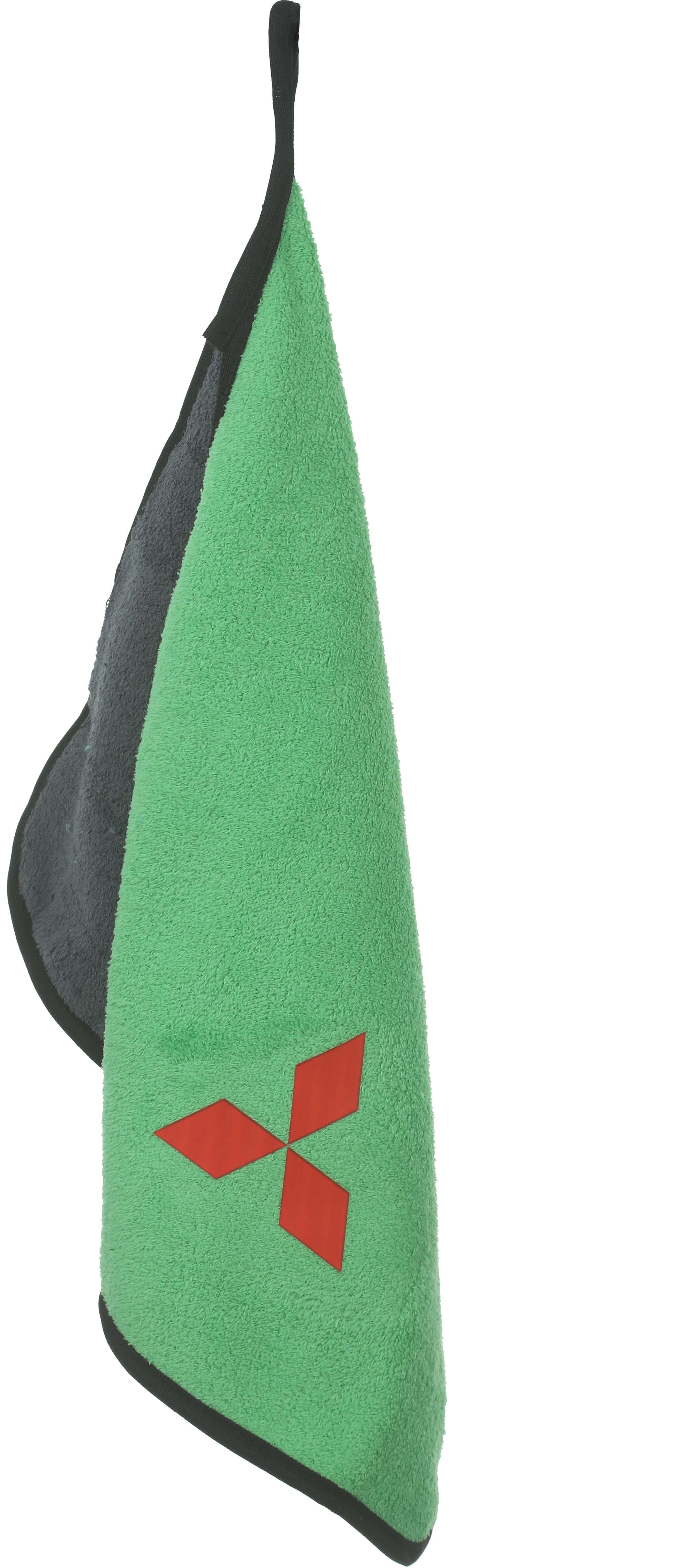 Fabric Car Cleaning Towel, 40x60 cm - Green