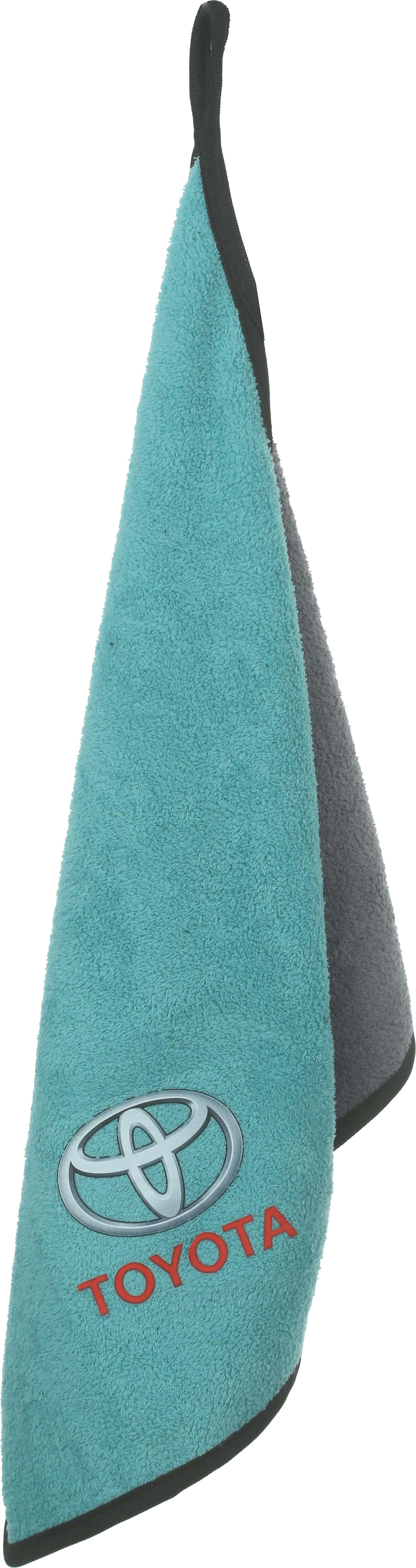 Fabric Car Cleaning Towel, 40x60 cm - Turquoise