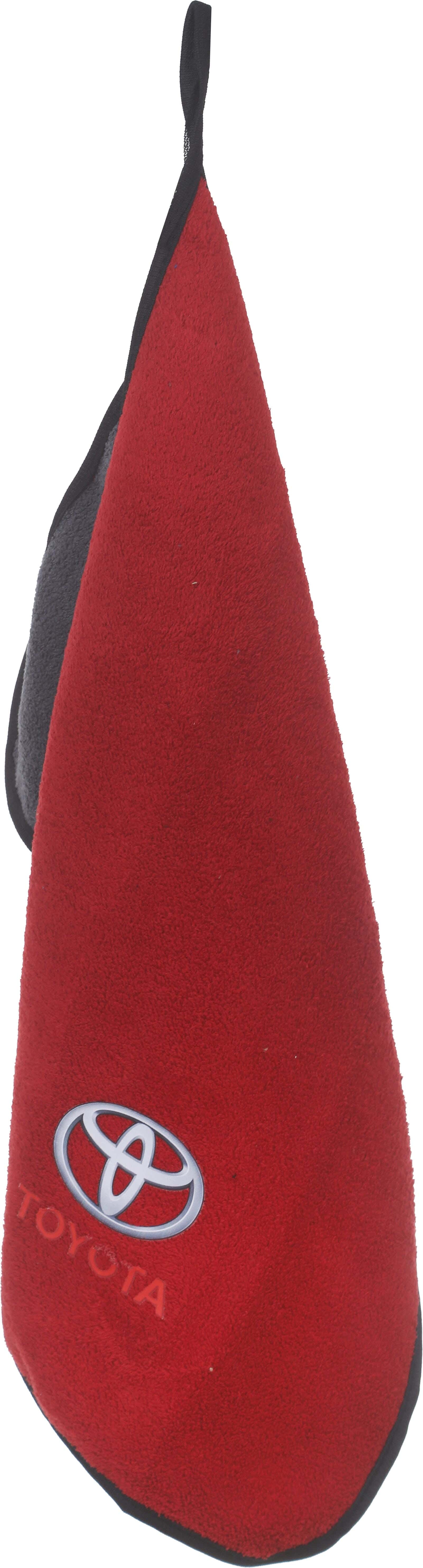 Fabric Car Cleaning Towel, 40x60 cm - Dark Red
