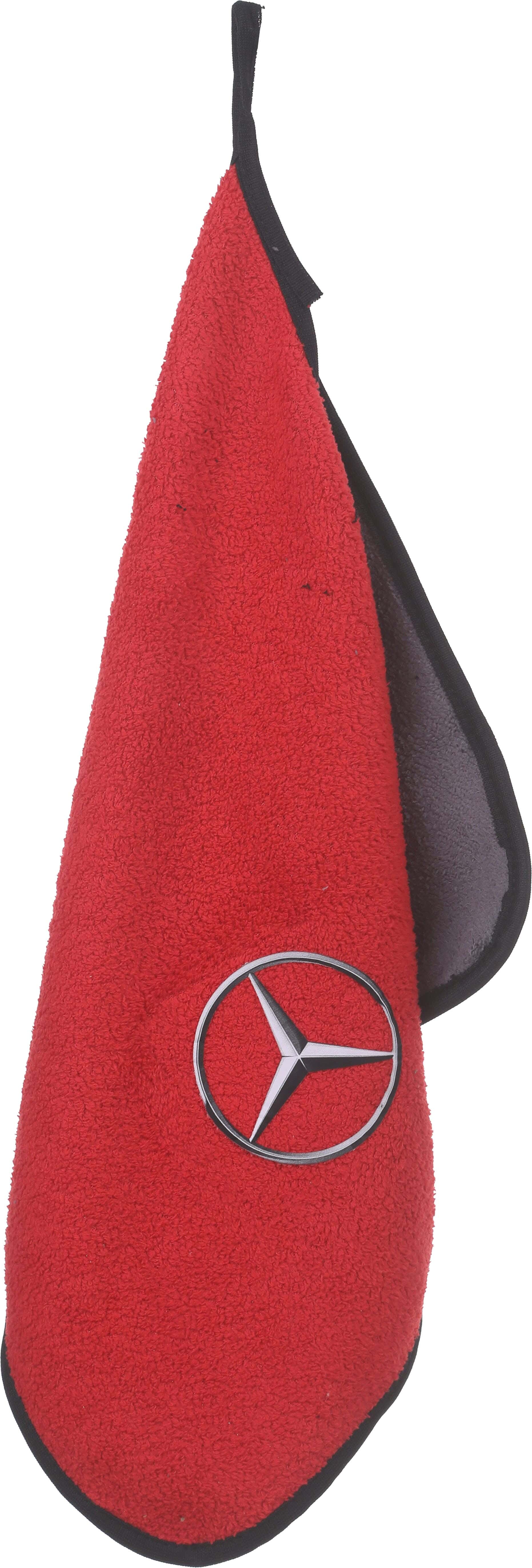 Fabric Car Cleaning Towel, 40x60 cm - Red