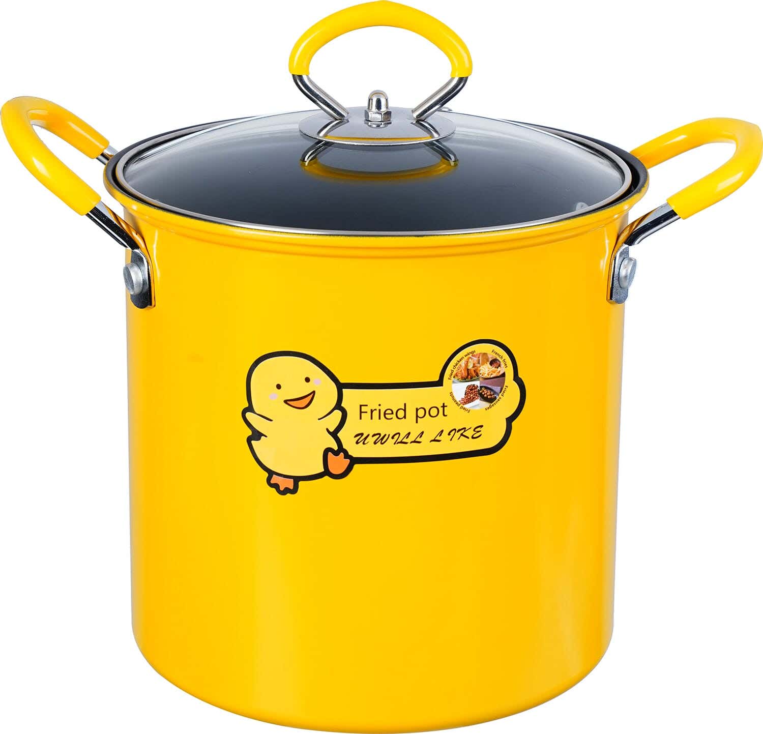 Teflon Roasting Pot, 3 Litre - Yellow Clear