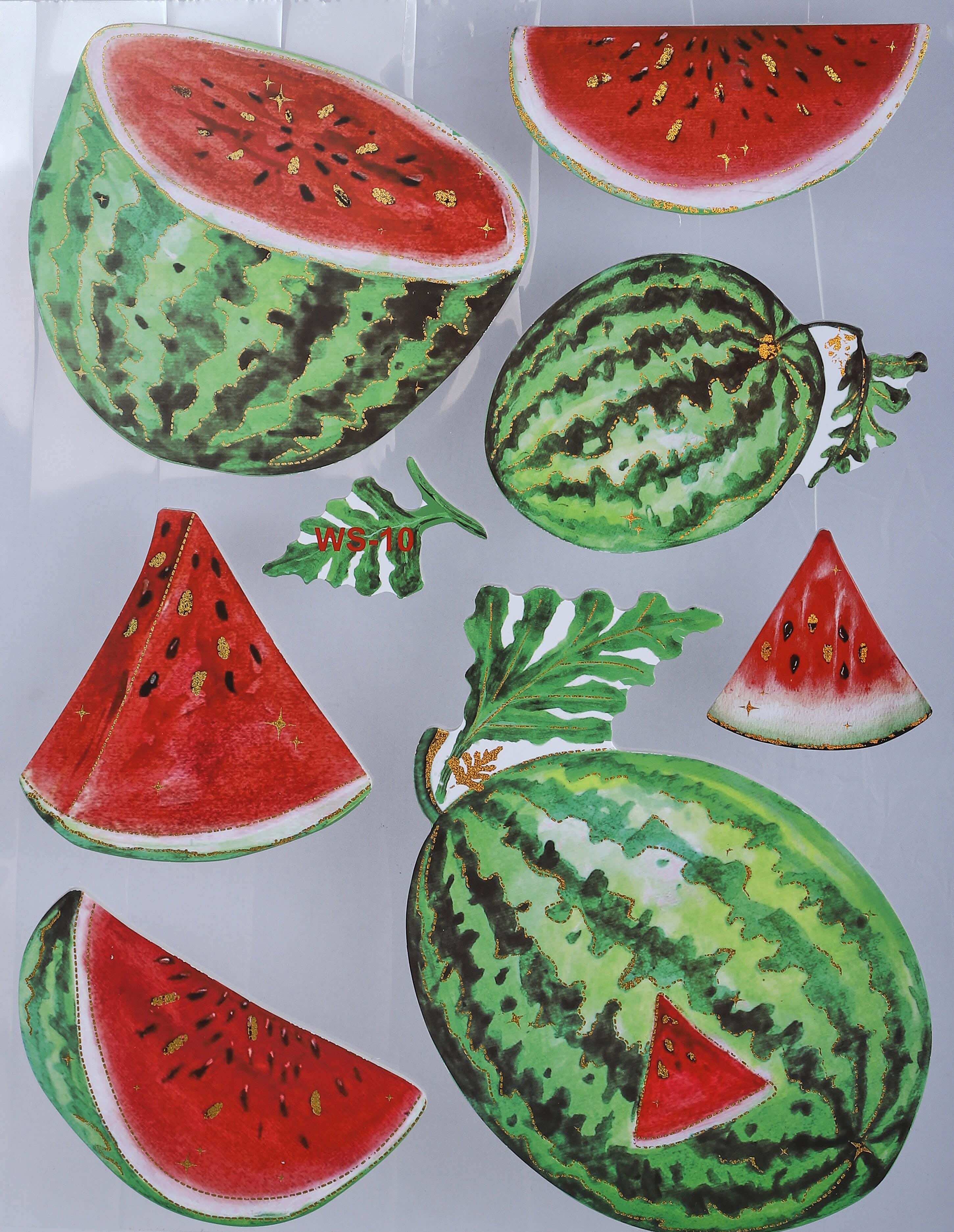 Double Sided plastic Sticker, 30×41 cm - Red Green