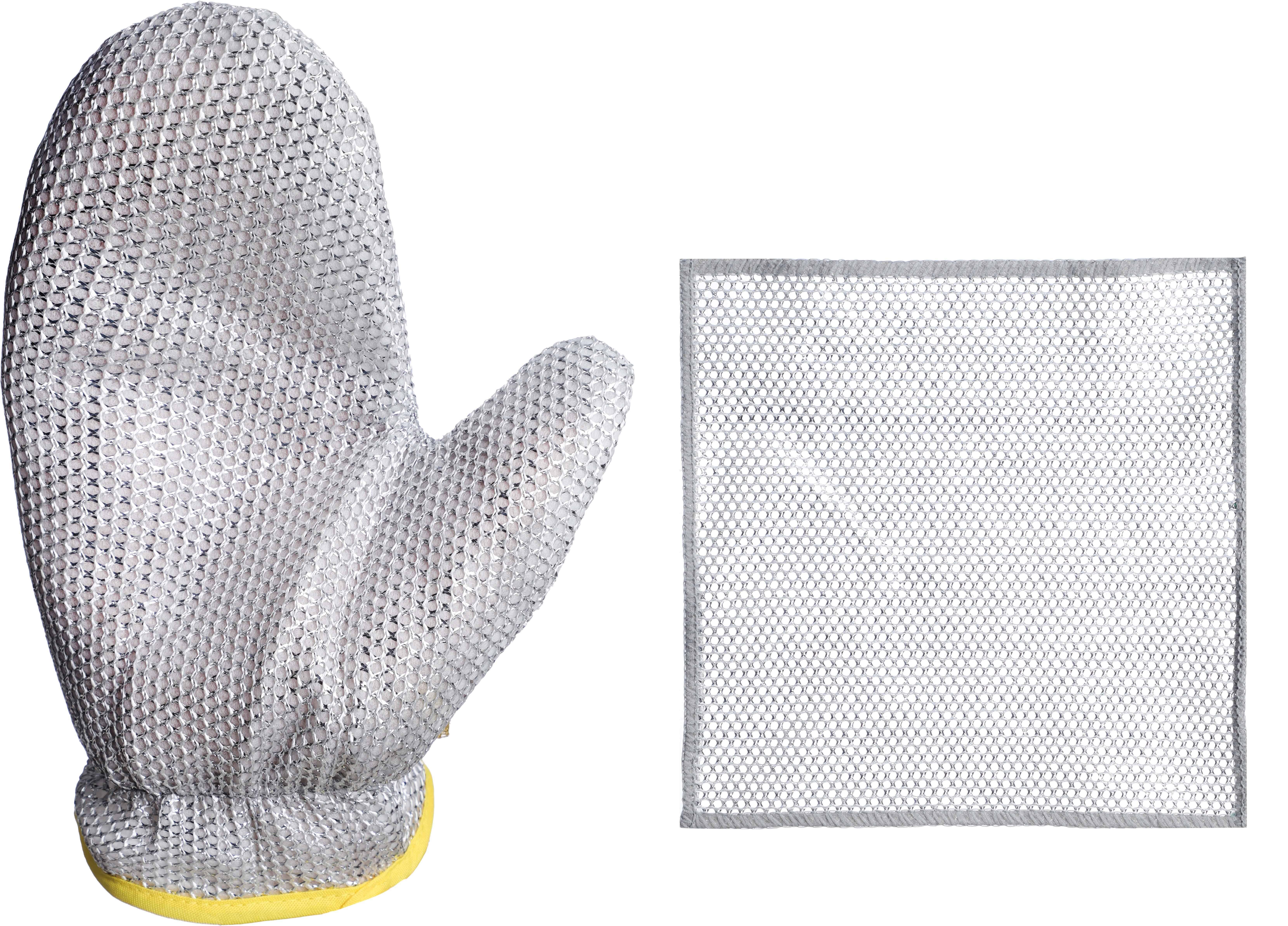 Group Tiger Dishwashing wire Cleaning Set, 2 Pieces - Grey