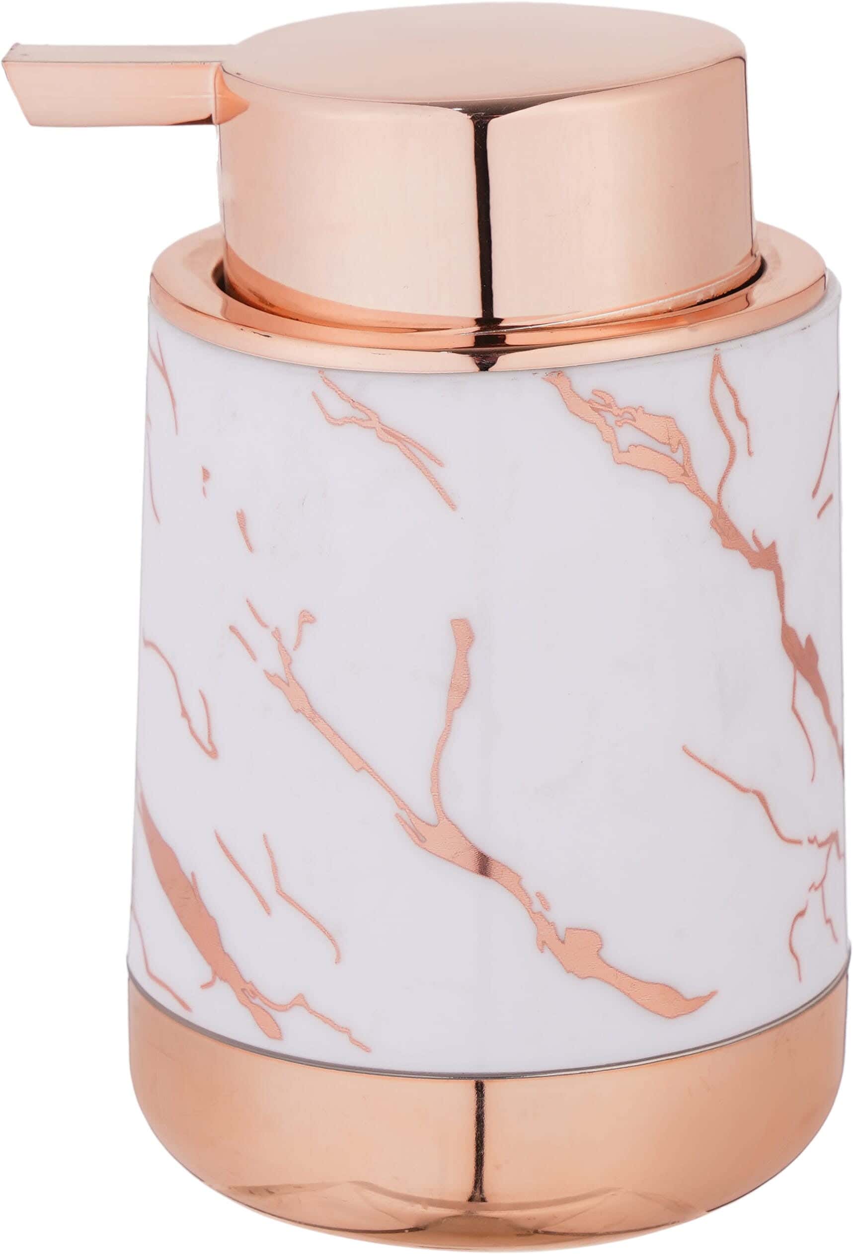 Acrylic Soap Pump, 500 ml - White Copper