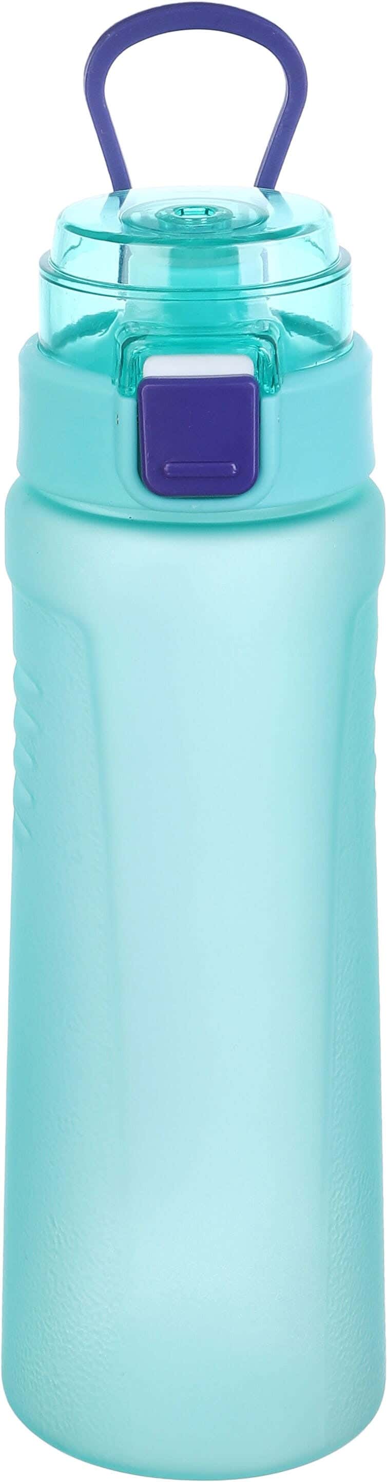 Plastic Sport Water Bottle, with Straw, 800 ml - Turquoise