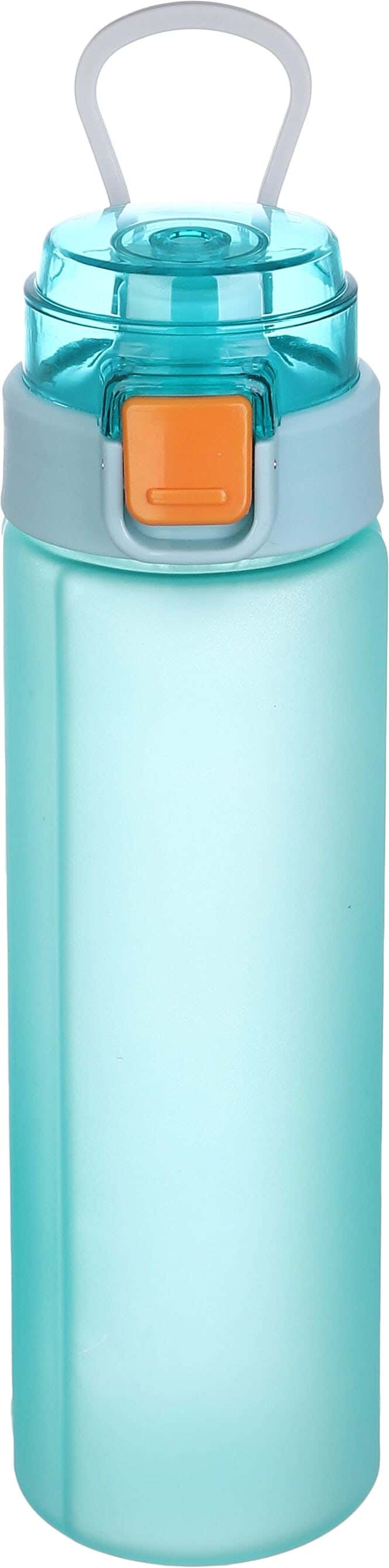 Plastic Sport Water Bottle, with Straw, 800 ml - Turquoise