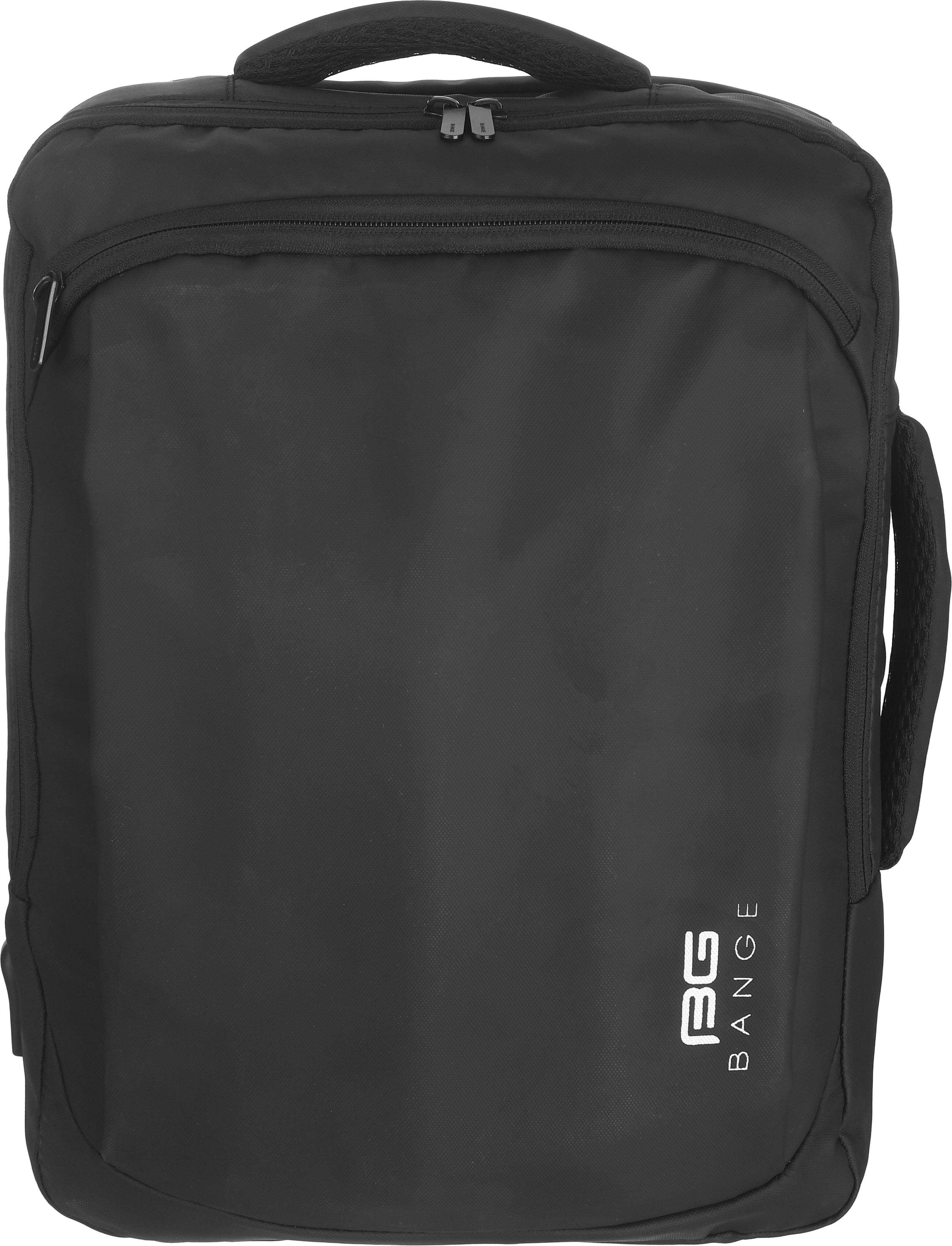 Mega Bange Waterproof Laptop Backpack, 5 Zippers, 40×29 cm, USB Port - Black