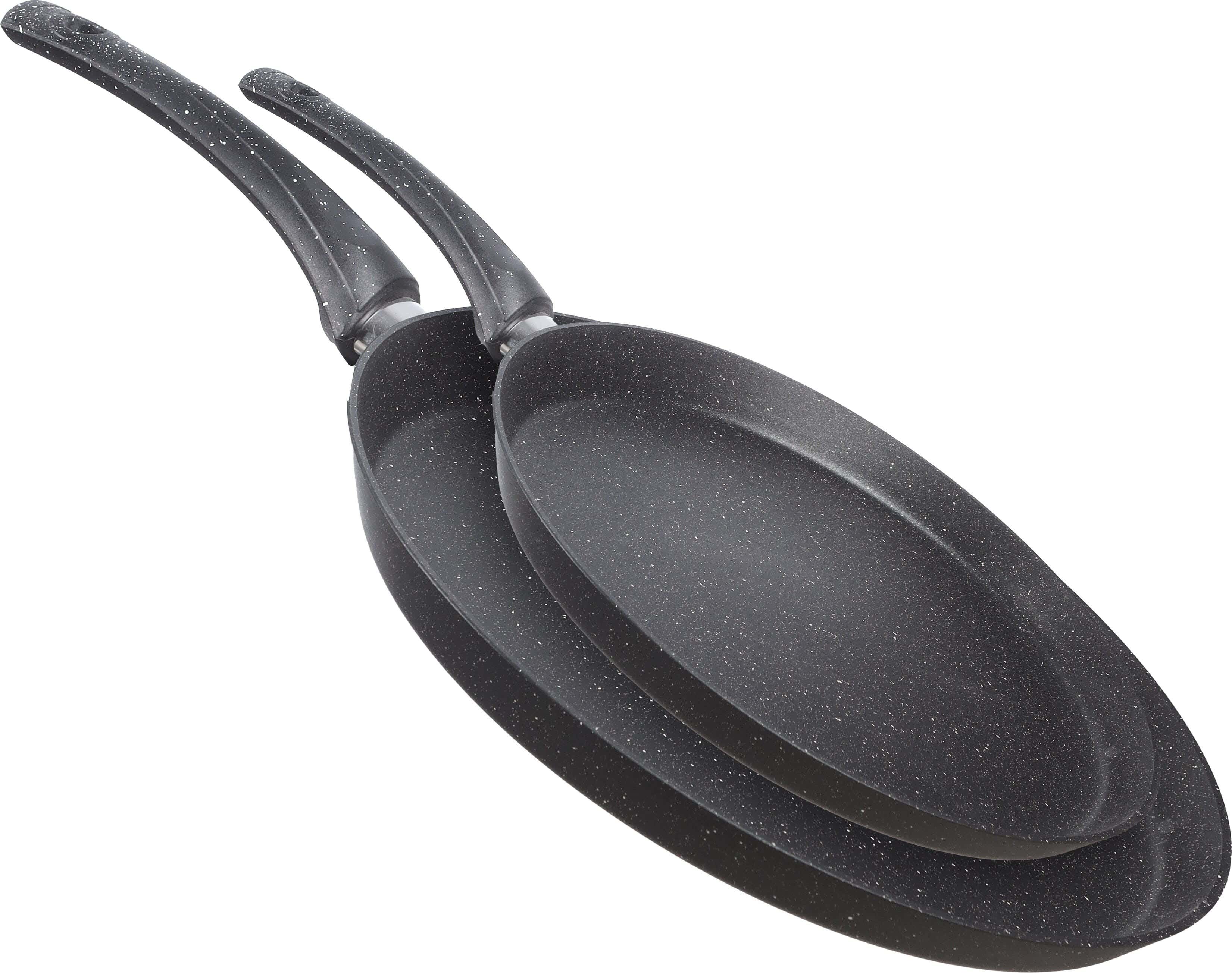 Vision Granite Crepe Pan Set, 2 Pieces - Black