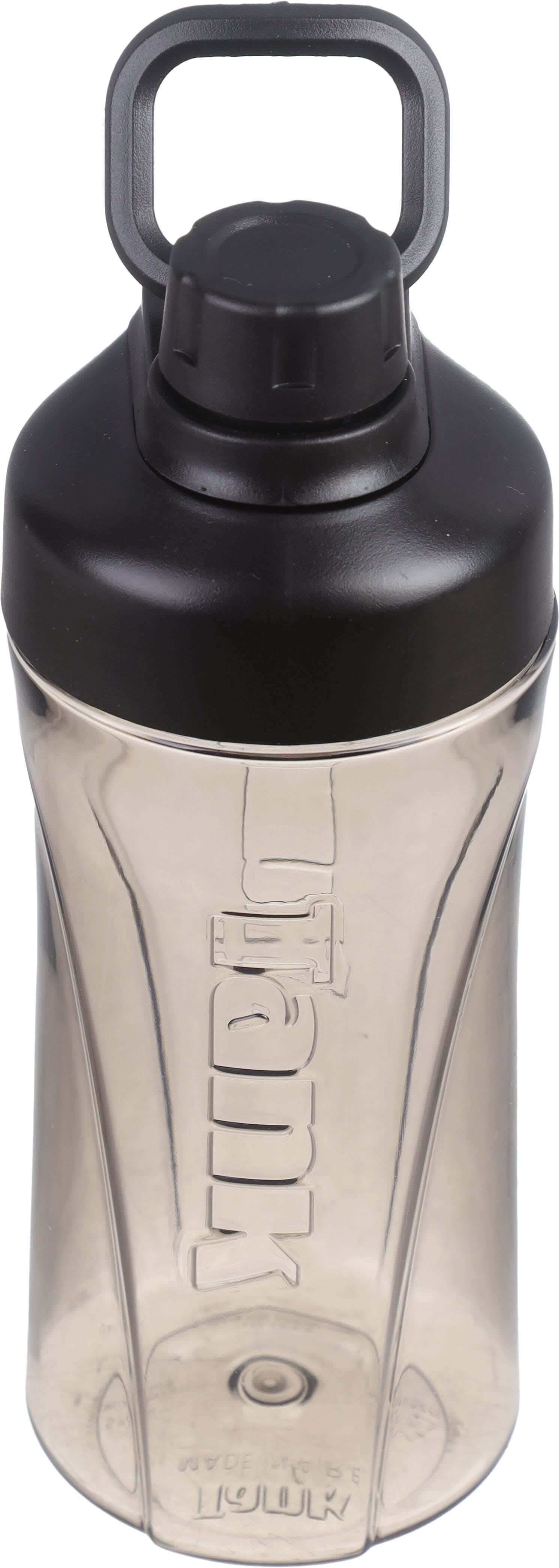 Tank Plastic Sport Water Bottle, 550 ml - Black