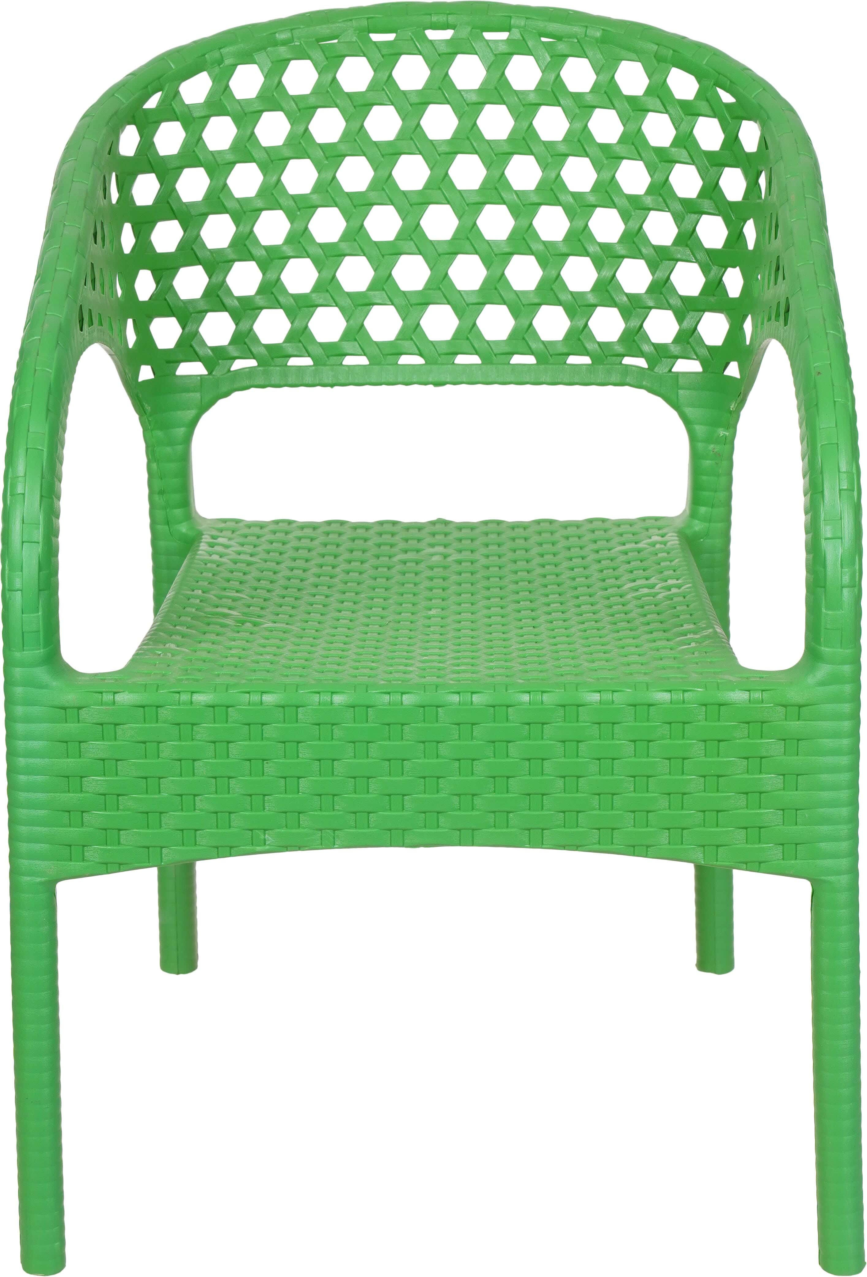 Safeer Plastic Baby Chair, 36×38×53 cm - Green