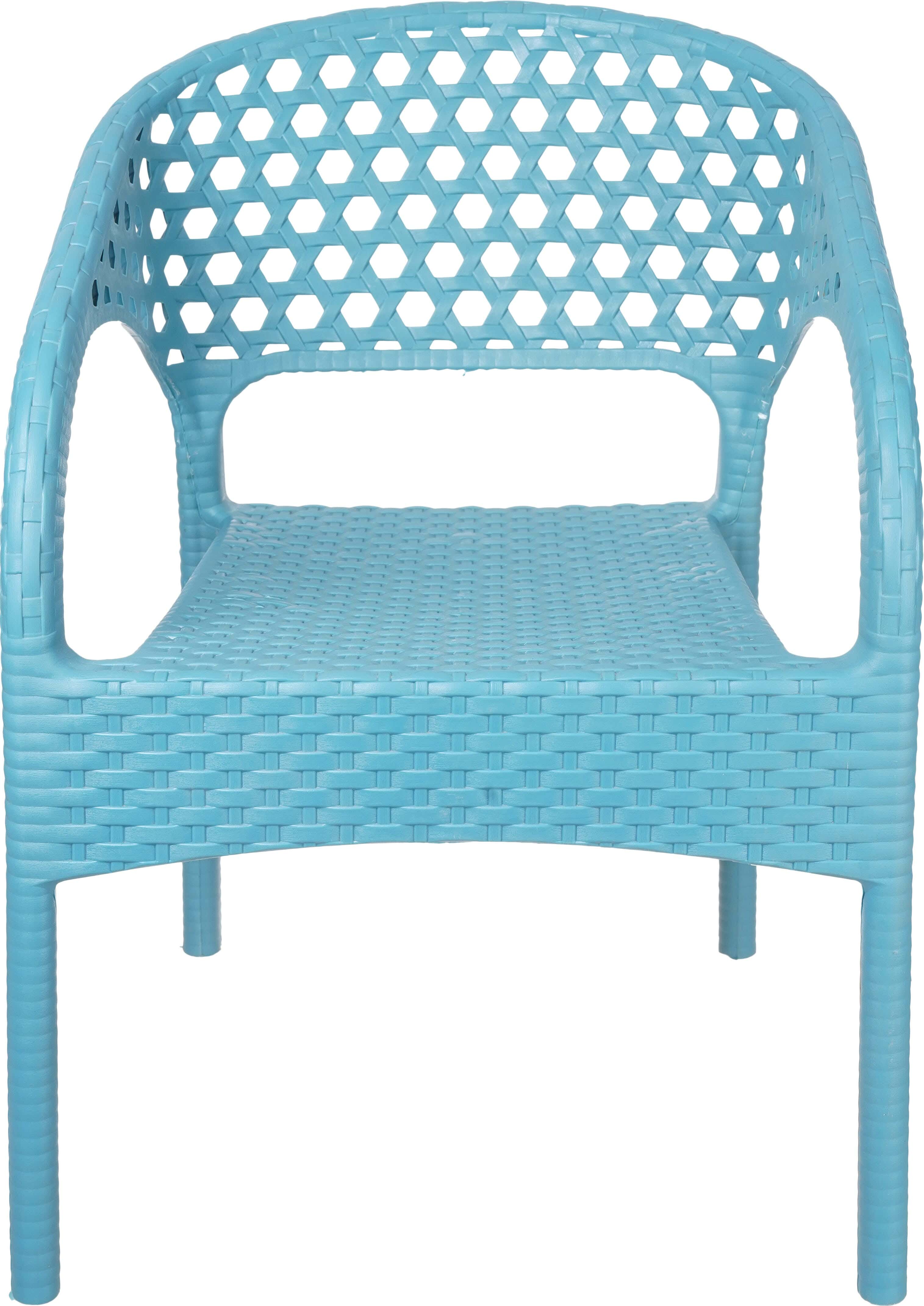 Safeer Plastic Baby Chair, 36×38×53 cm - Petrol