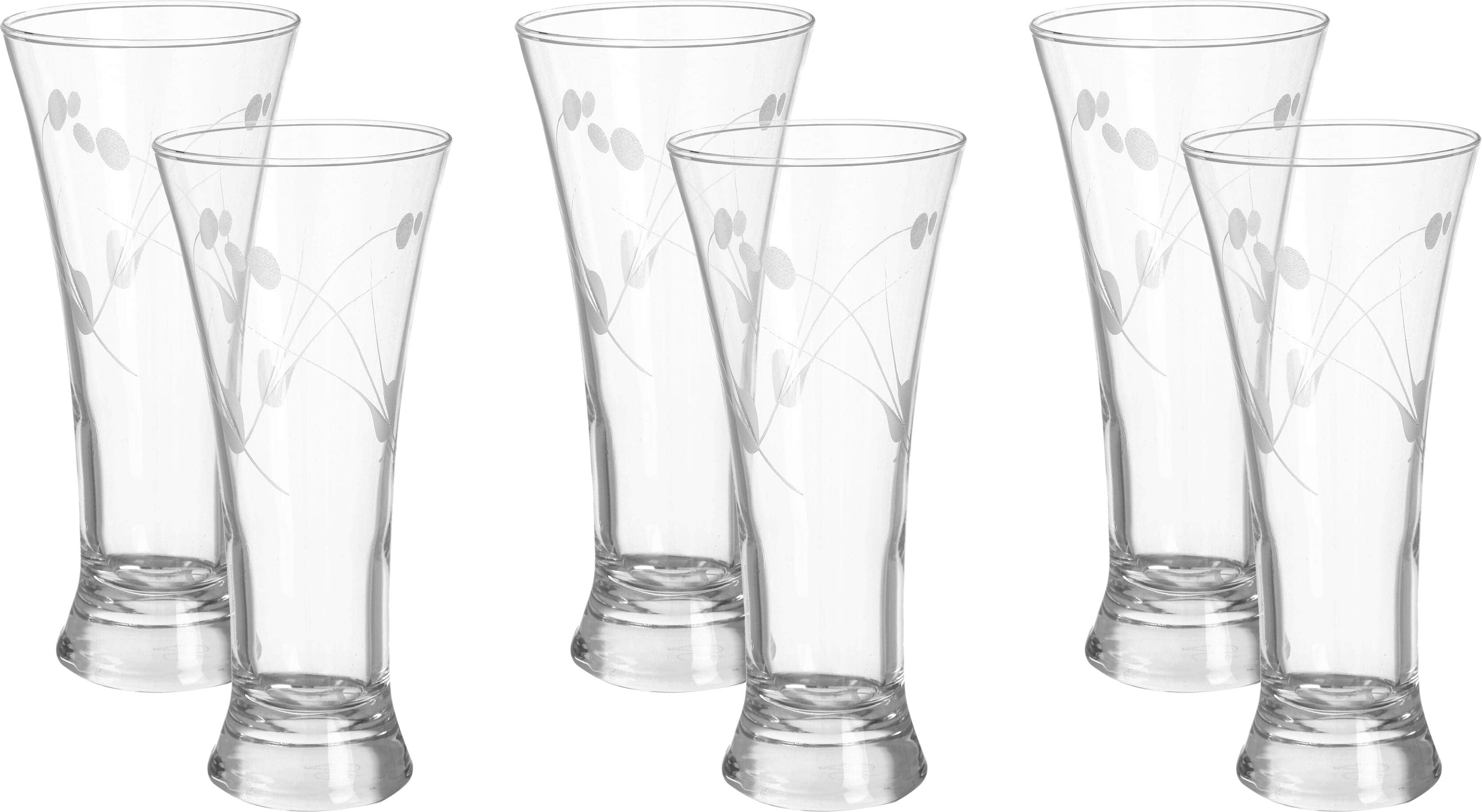 Pasabahce Glass Shop Set, 6 Pieces, 320 ml - Clear