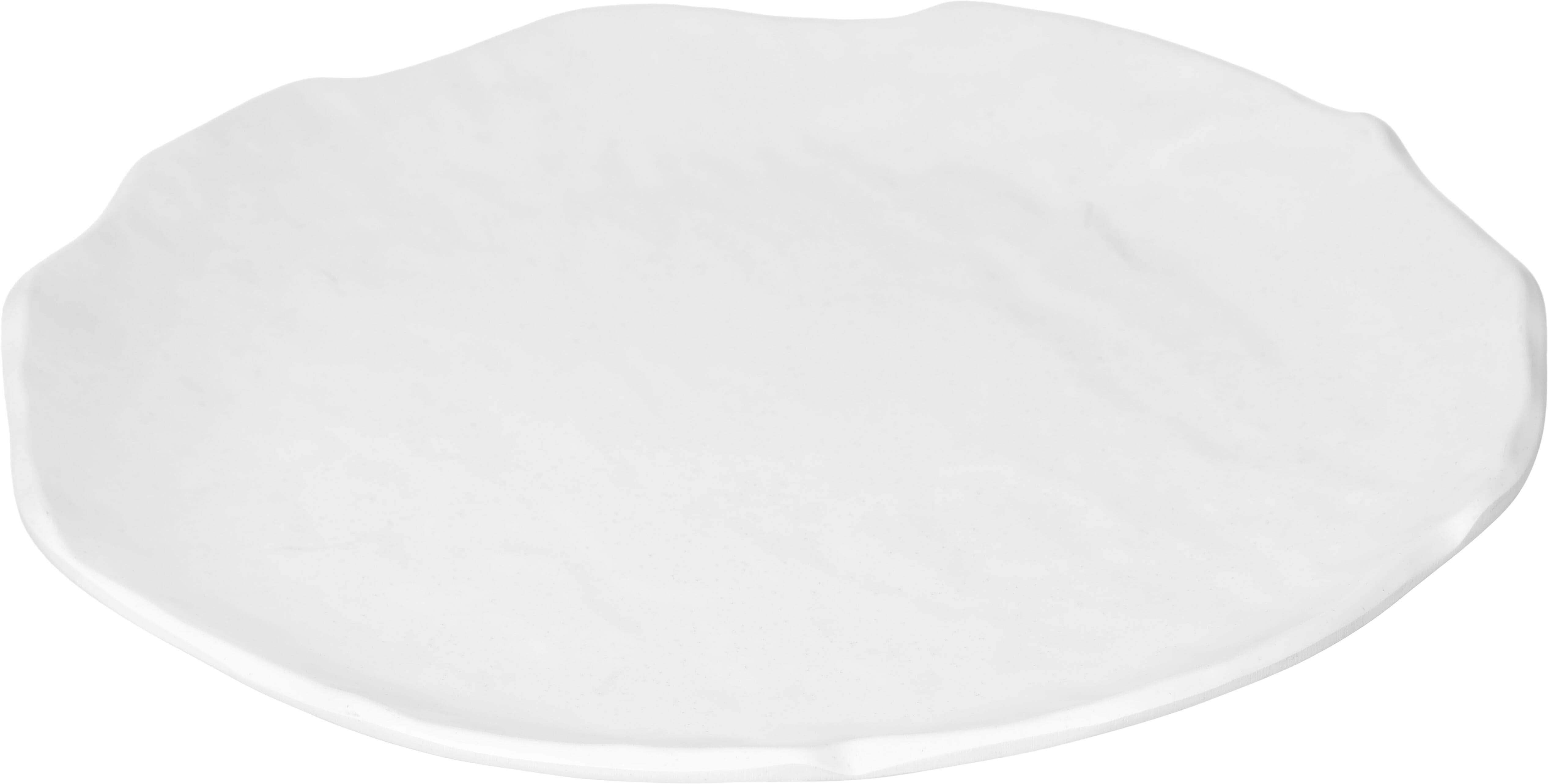 Zahra Elmohandes Melamine Pie Plate, 32 cm - White