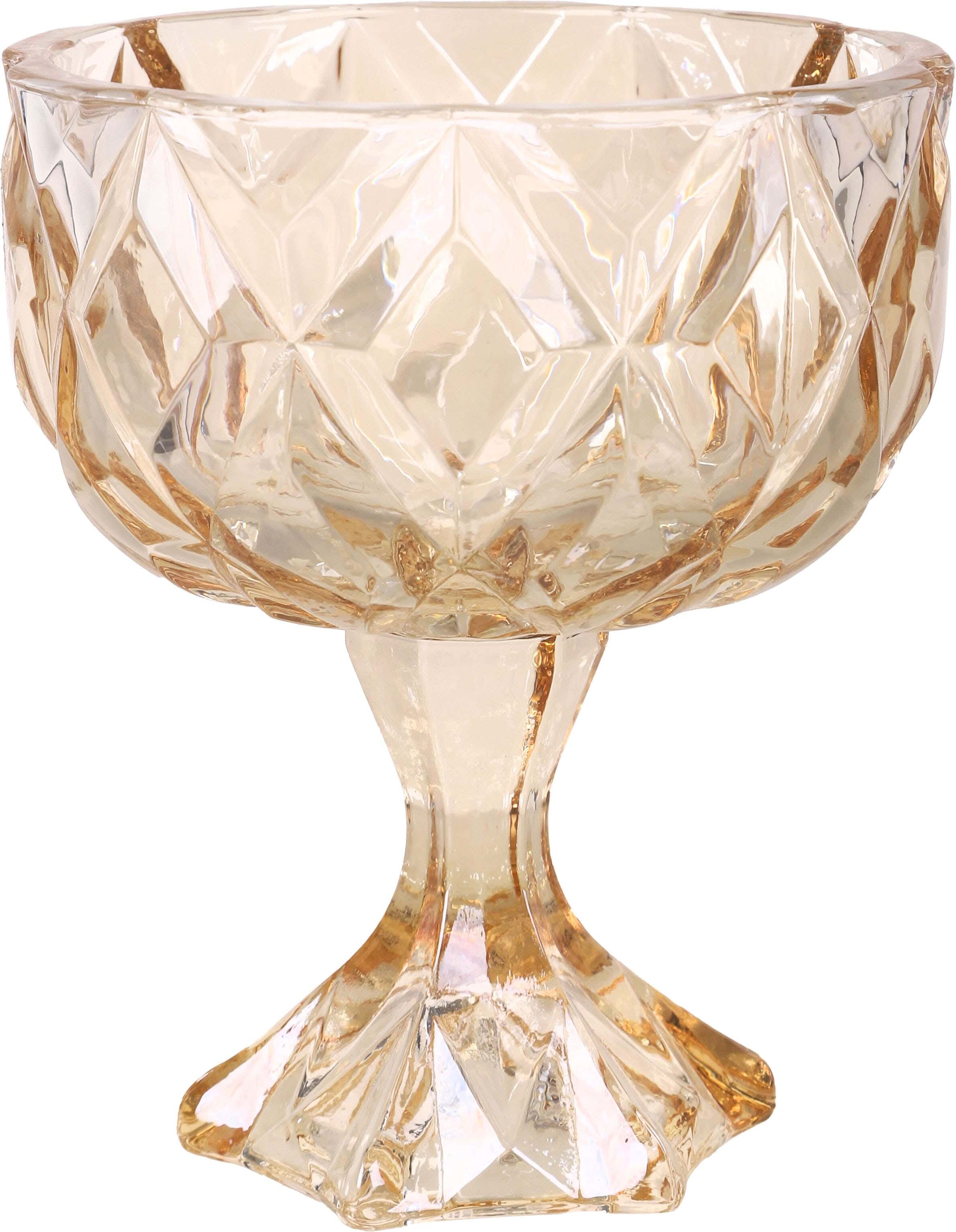 Dessert  Glass Cup, 260 ml - Light Brown