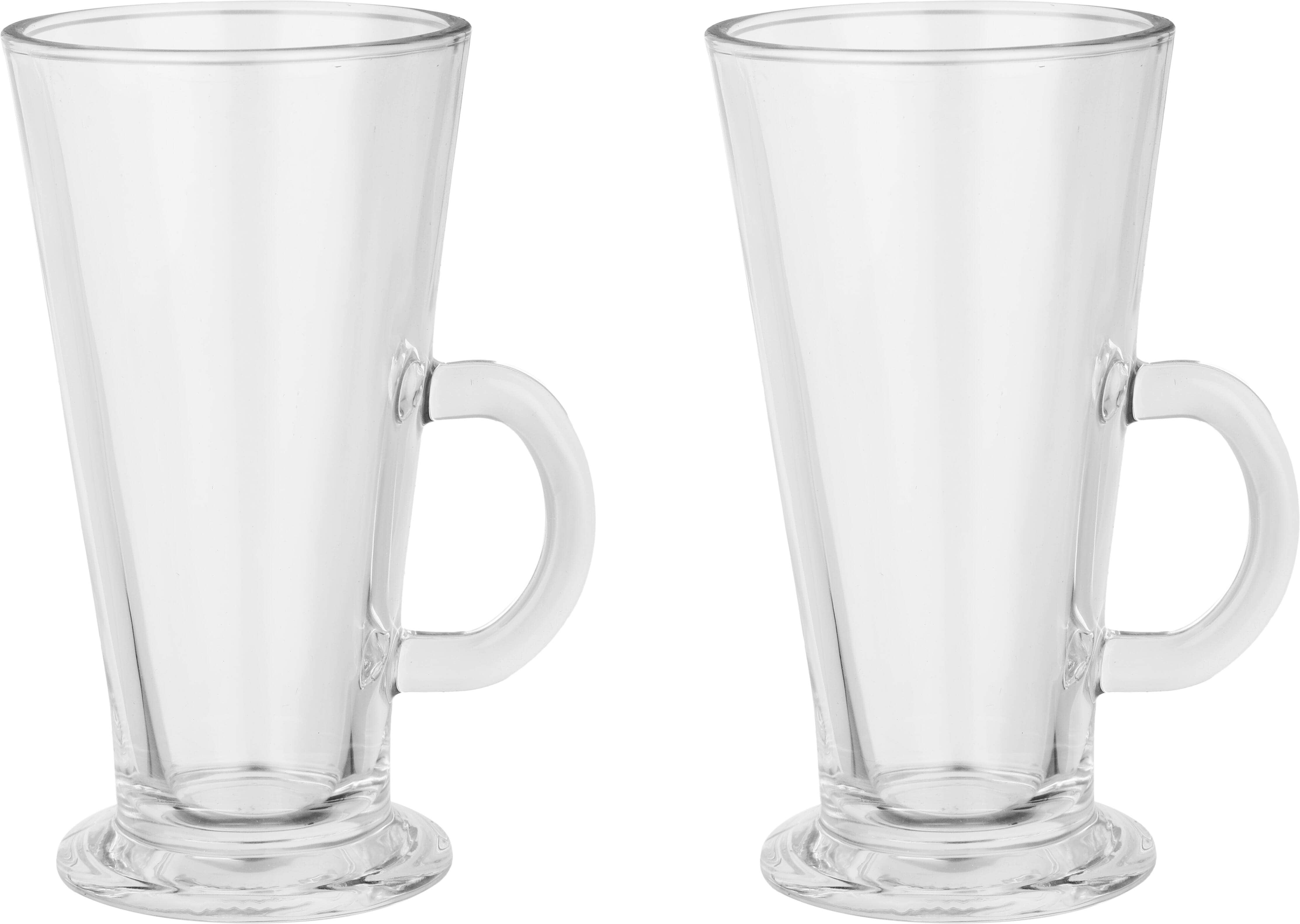 Glass Juice Mug Set, 2 Pieces, 270 ml - Clear