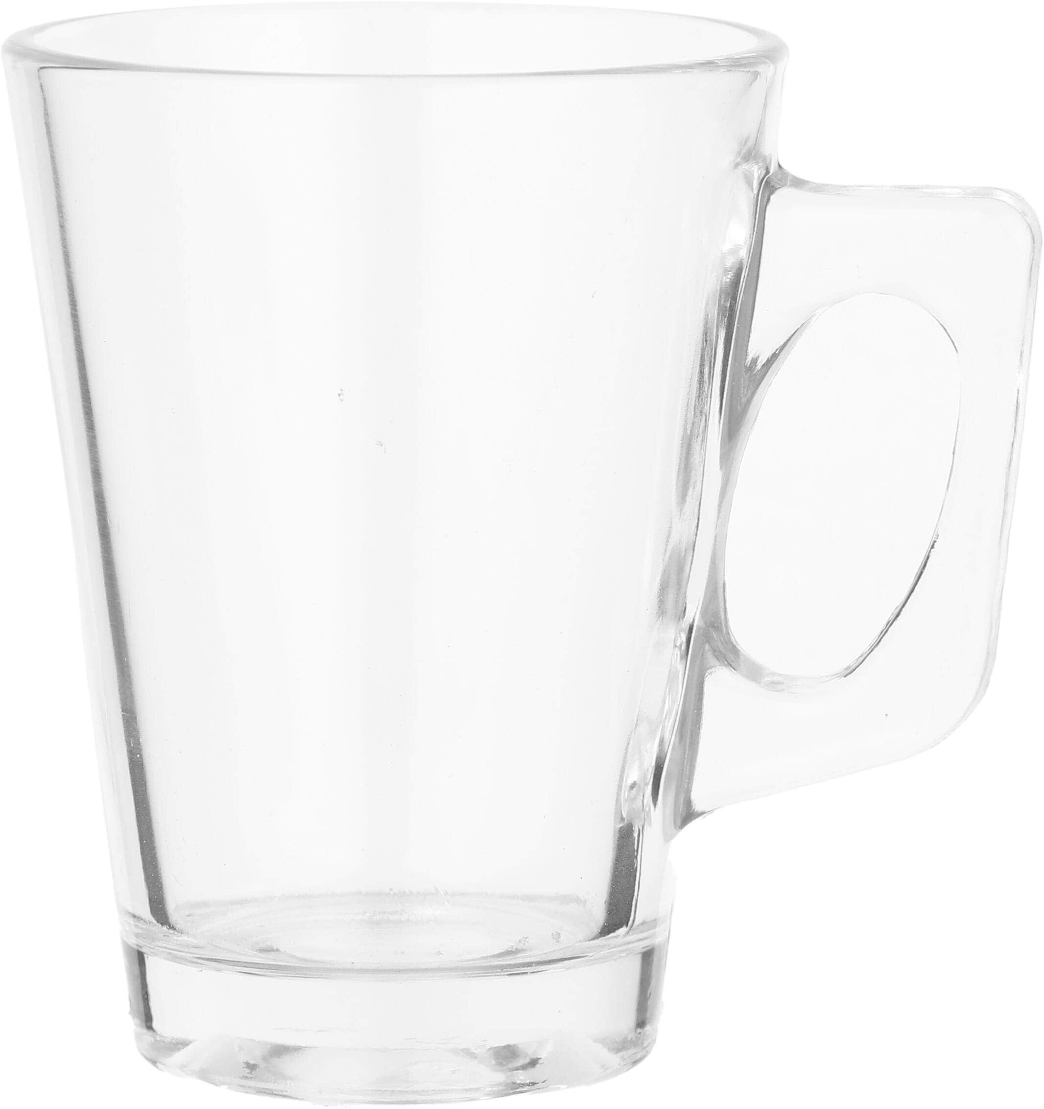 Glass Tea Mug, 185 ml - Clear
