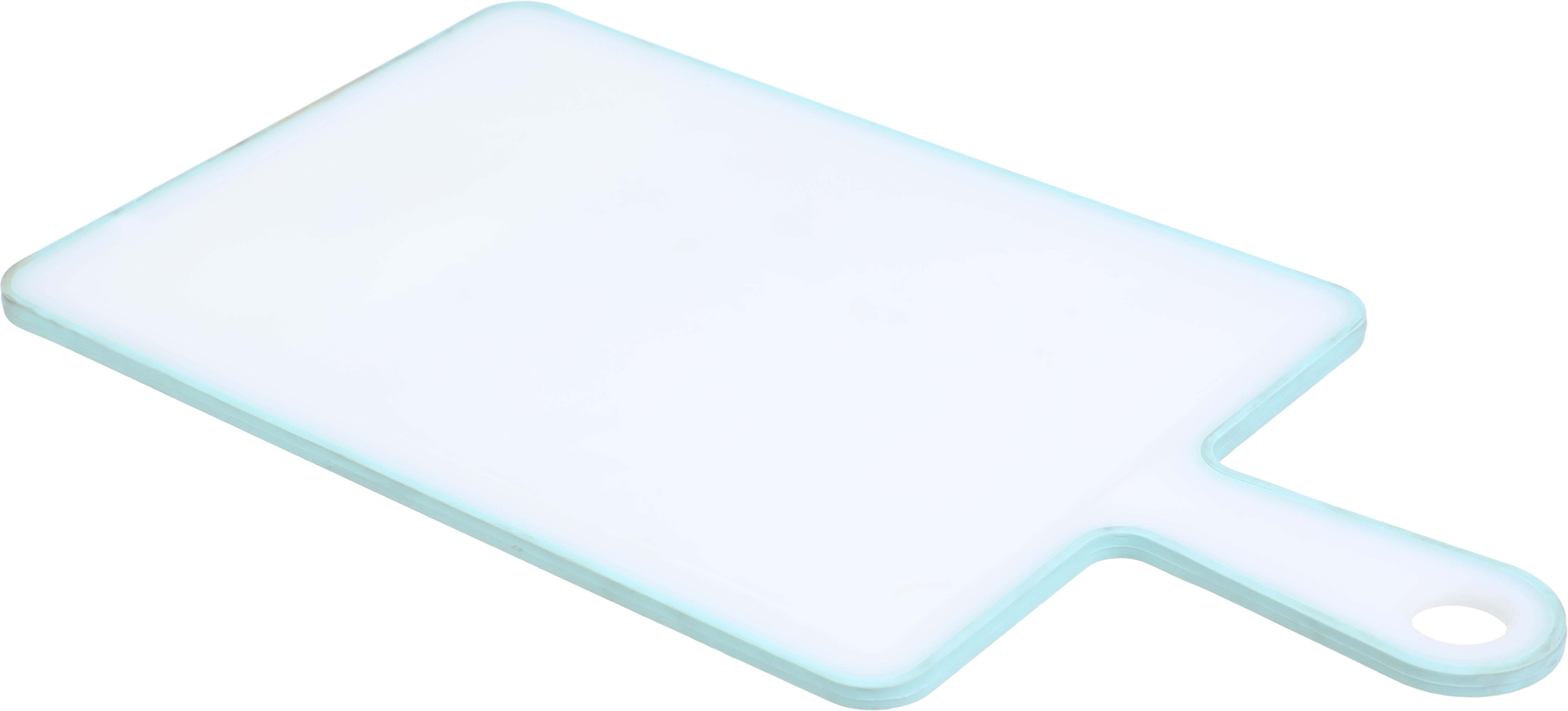 Gondol Plastic Cutting Board, 21×40 cm - White Green