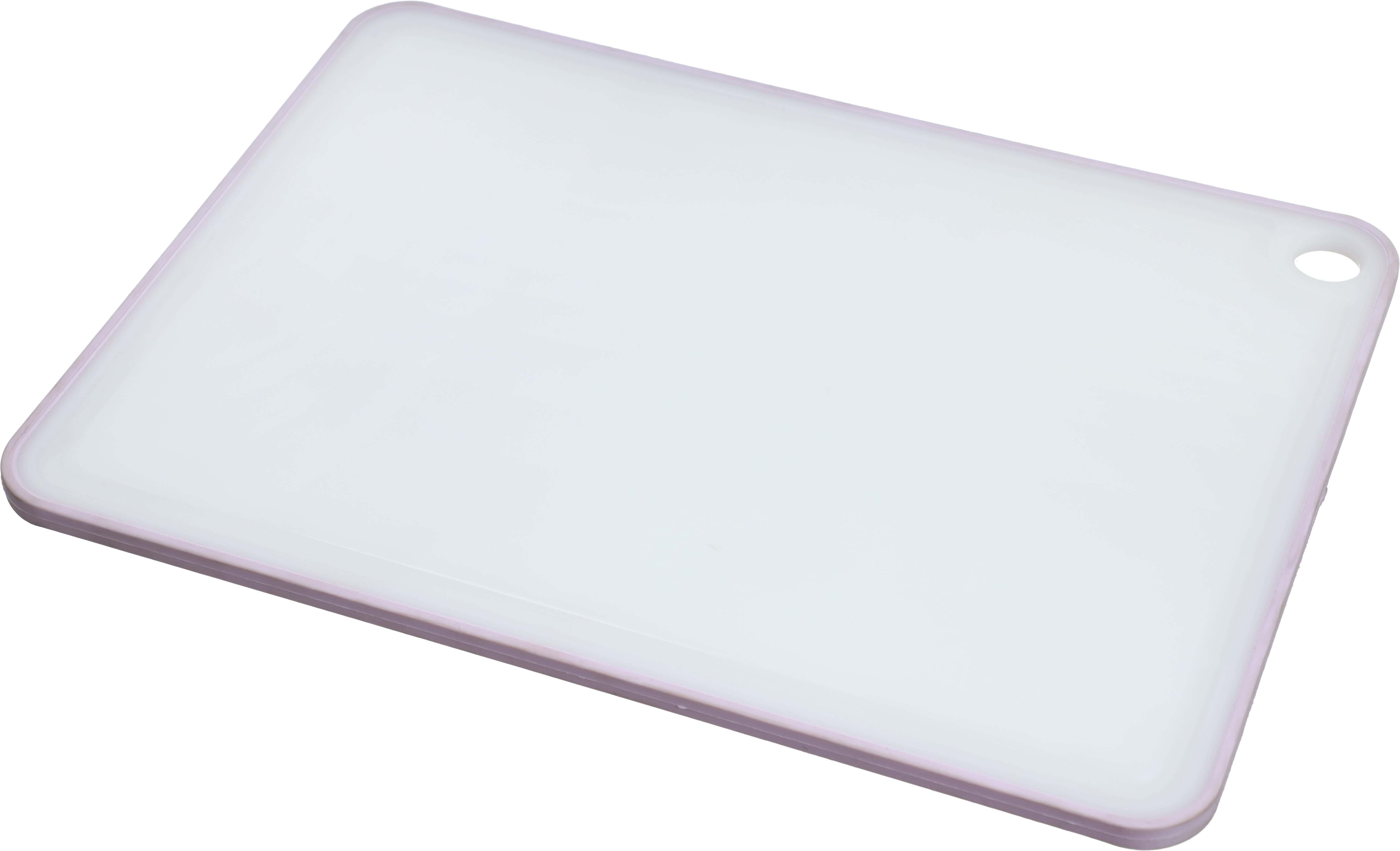 Gondol Plastic Cutting Board, 23.2×32.1×0.7 cm - White Mauve
