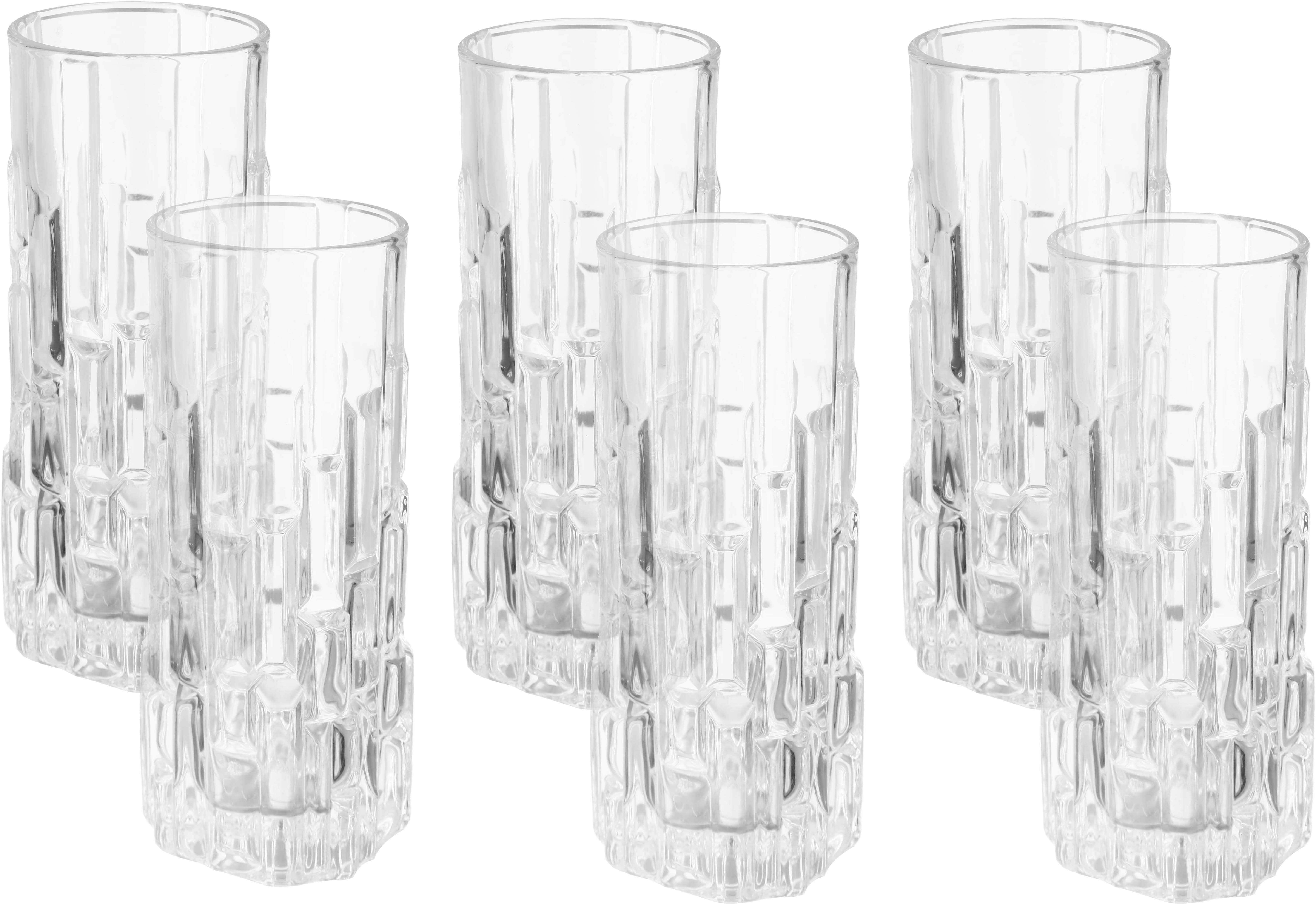 Blink Max Glass Cup Set, 6 Pieces, 300 ml - Clear