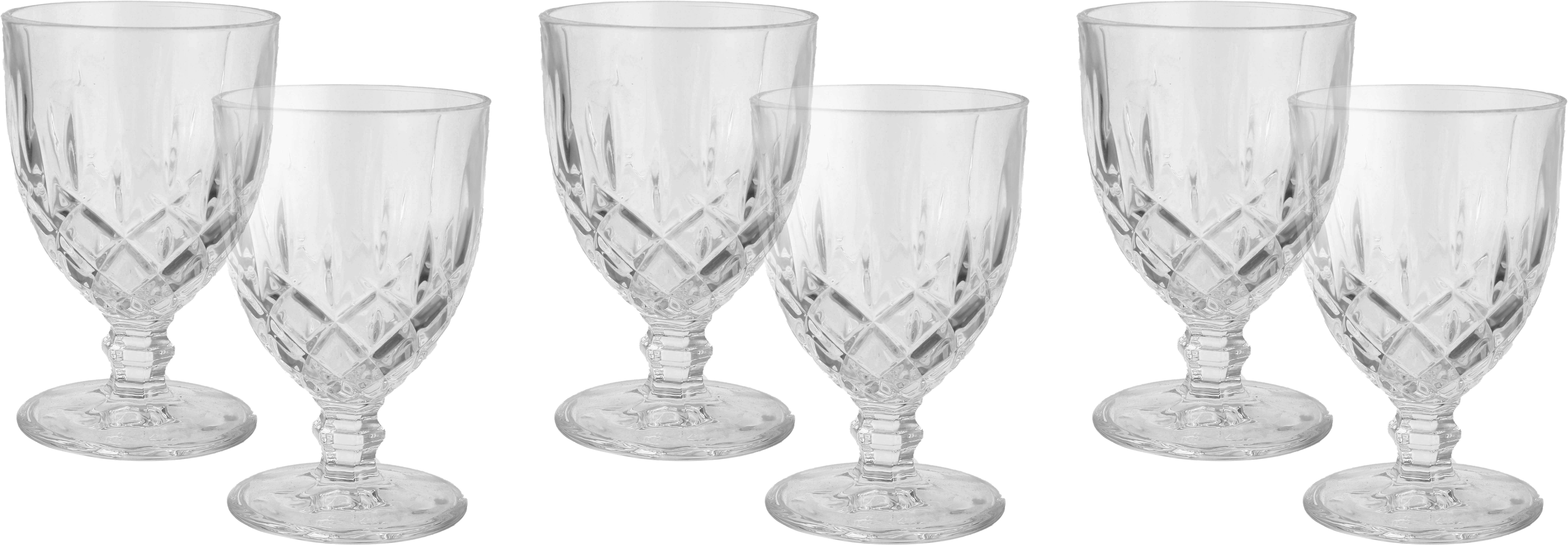 Blink Max Glass Set, 6 Pieces, 230 ml - Clear