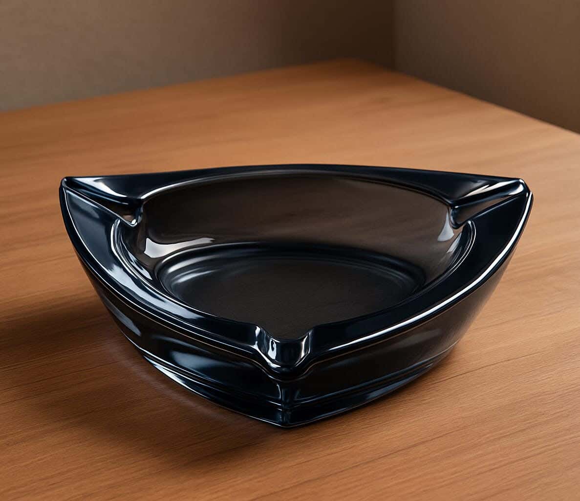 Blink Max Glass Ashtray, approximately 1153 grm - Silver