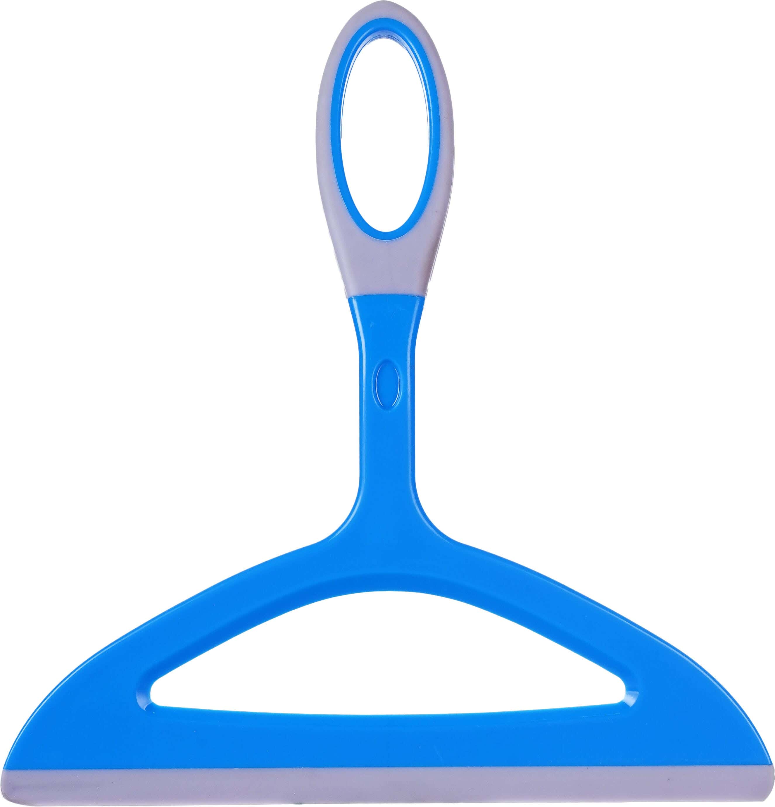 Kleaner Plastic Glass Wiper, Silicone Handle, 20 cm - Blue