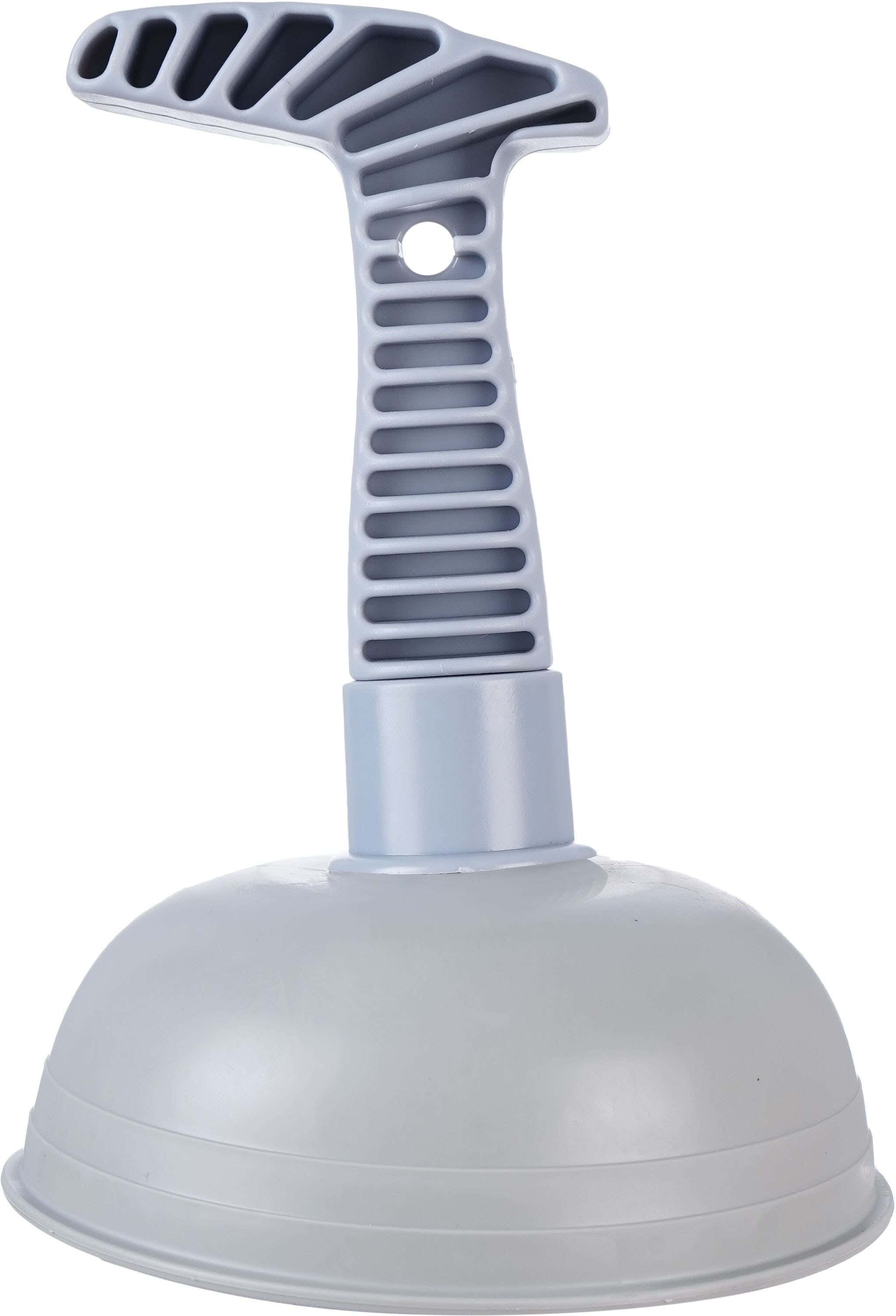 Kleaner Rubber Plunger with Metal Handle, 13×18 cm - Grey