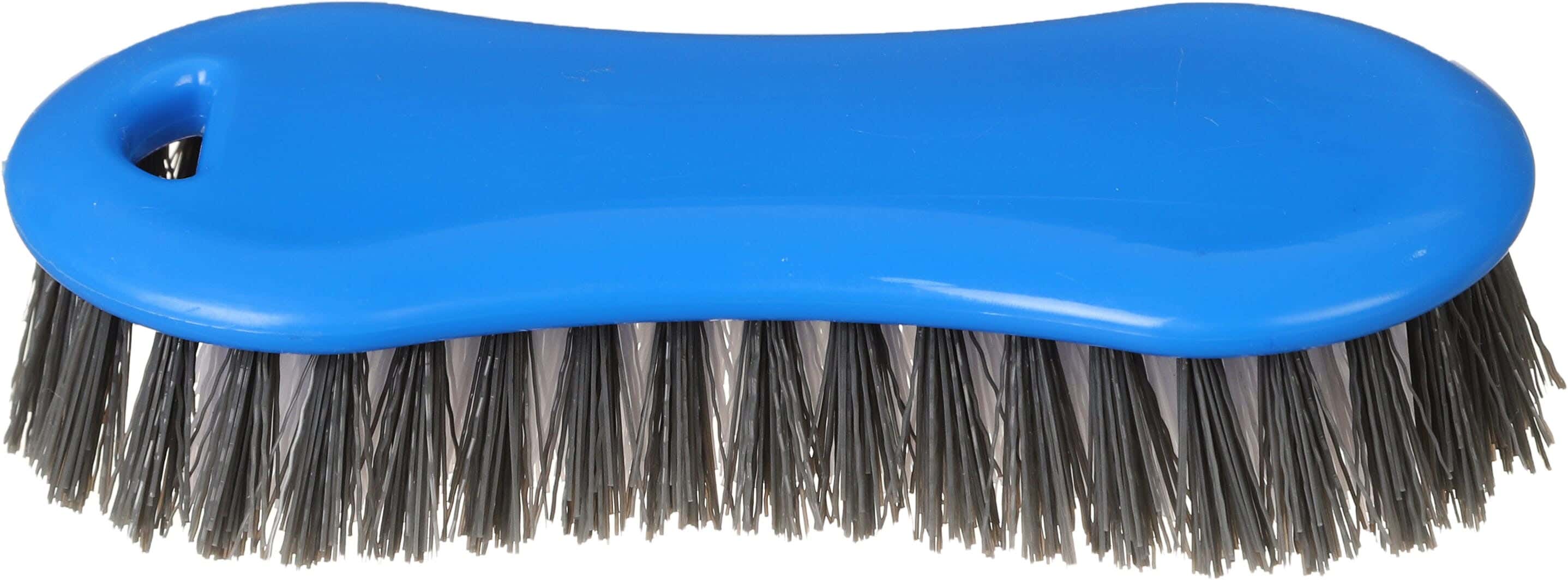 Kleaner Plastic Floor Cleaning Brush, 15.6×6.8×3.2 cm - Blue Grey
