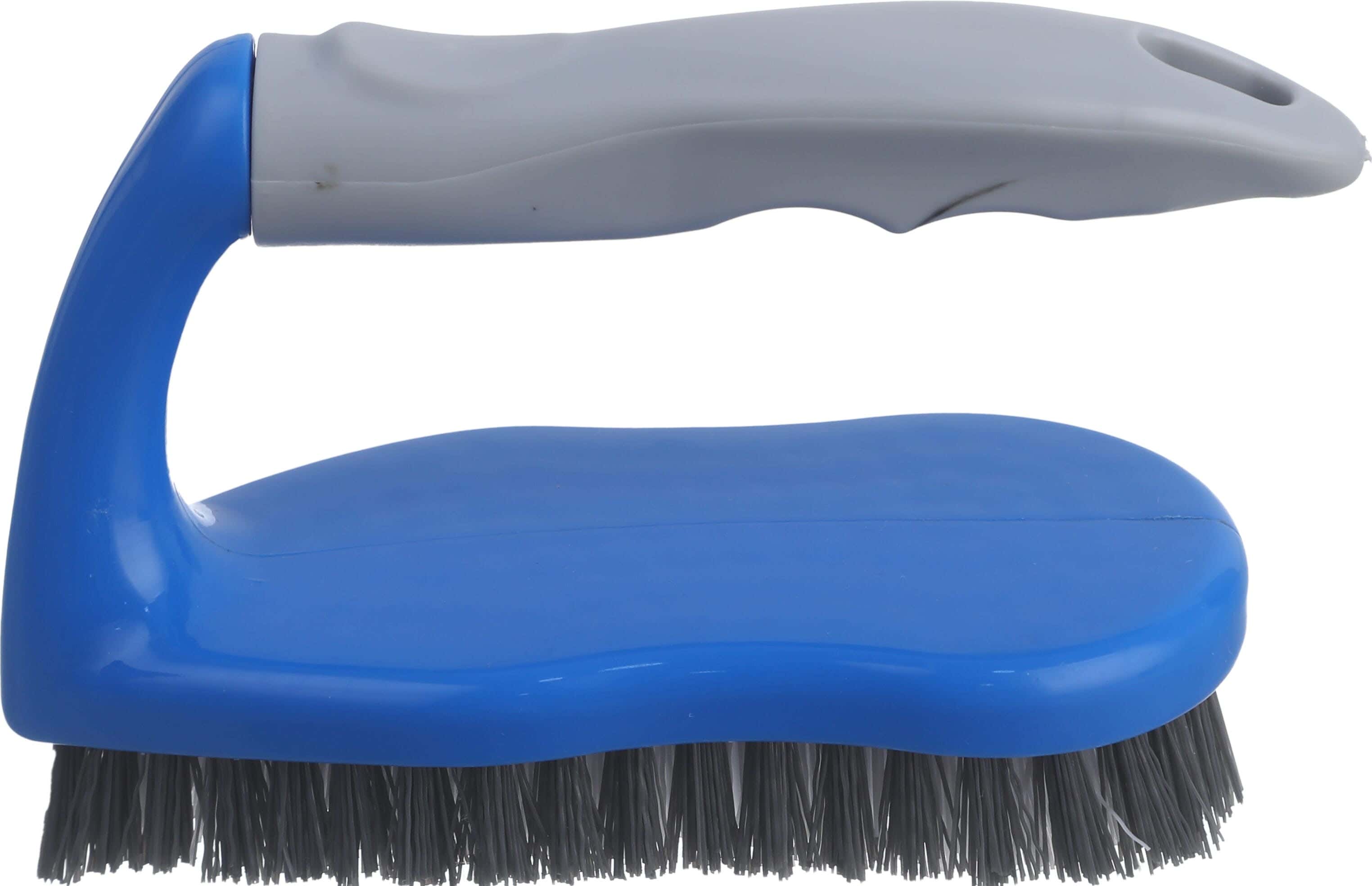 Kleaner Plastic Floor Cleaning Brush, 14×6.5×8 cm - Blue Grey
