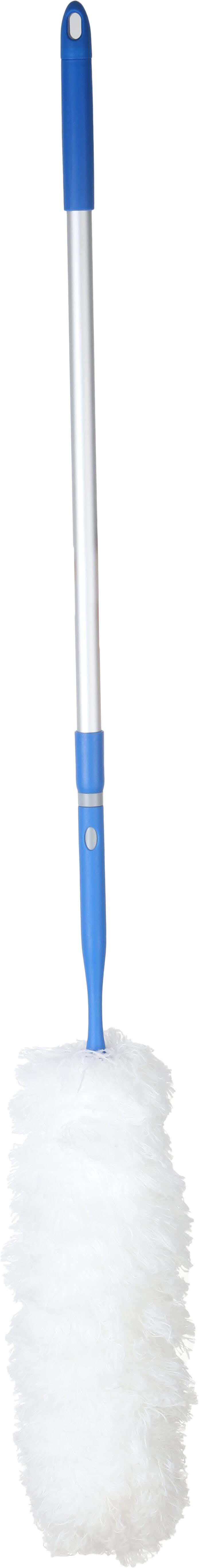 Kleaner Microfiber Cleaning Brush with Plastic Handle, 35×110 cm - Blue Grey