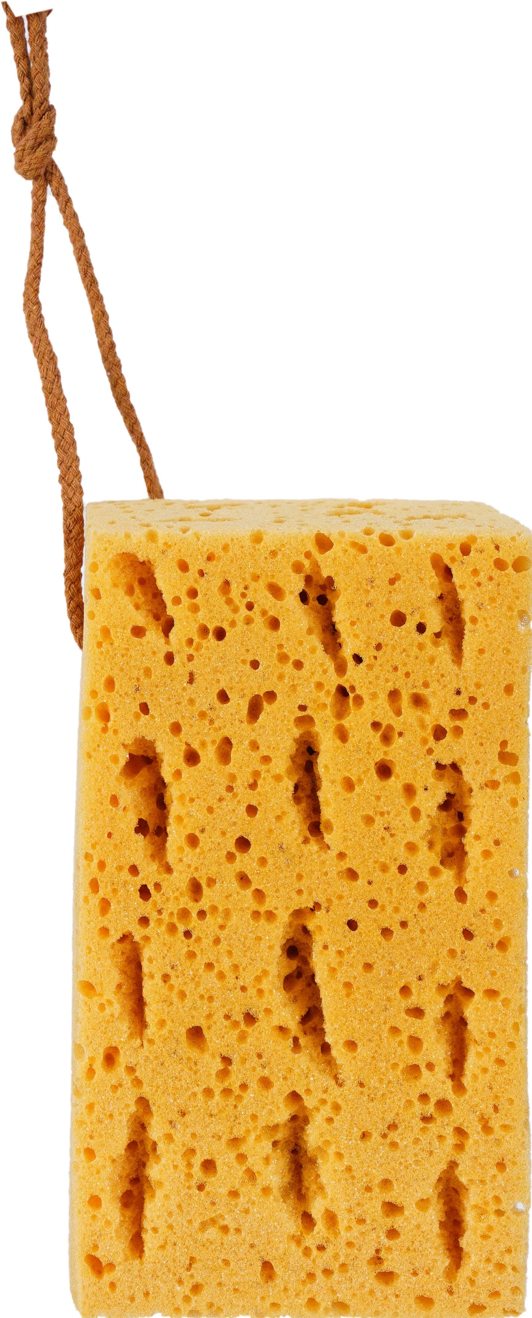 Kleaner Sponge Car Cleaning, 9x11x20 cm - Yellow