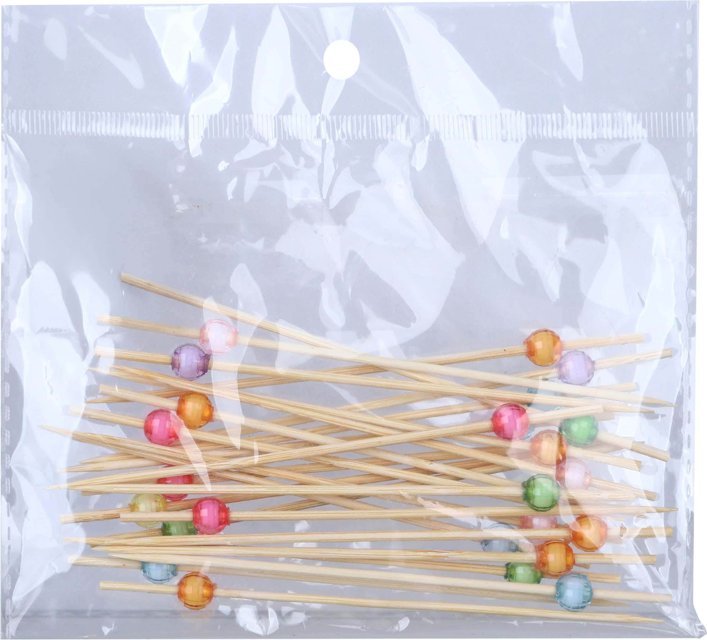Wooden Dumpling Fork Set, 25 Pieces, 12 cm - Wooden