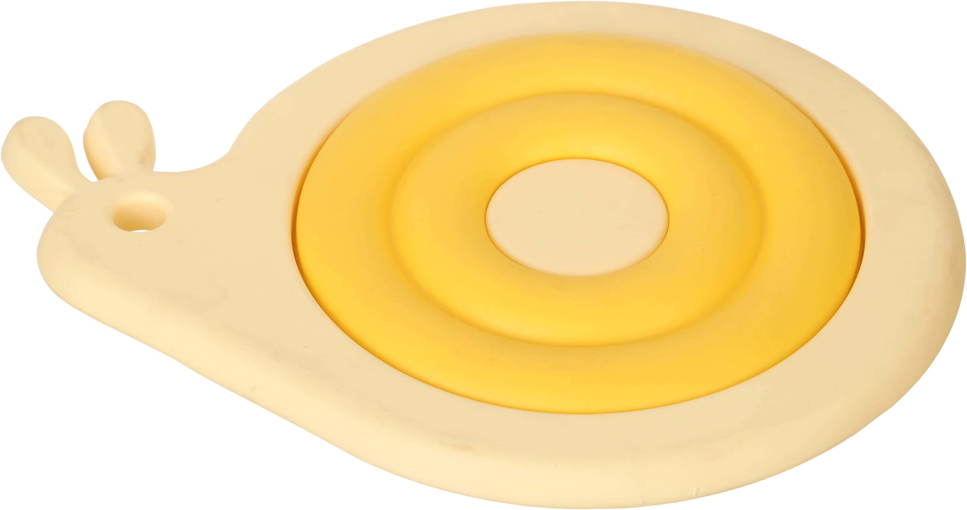Group Tiger Thermal Silicone Coaster, 19×15 cm - Yellow