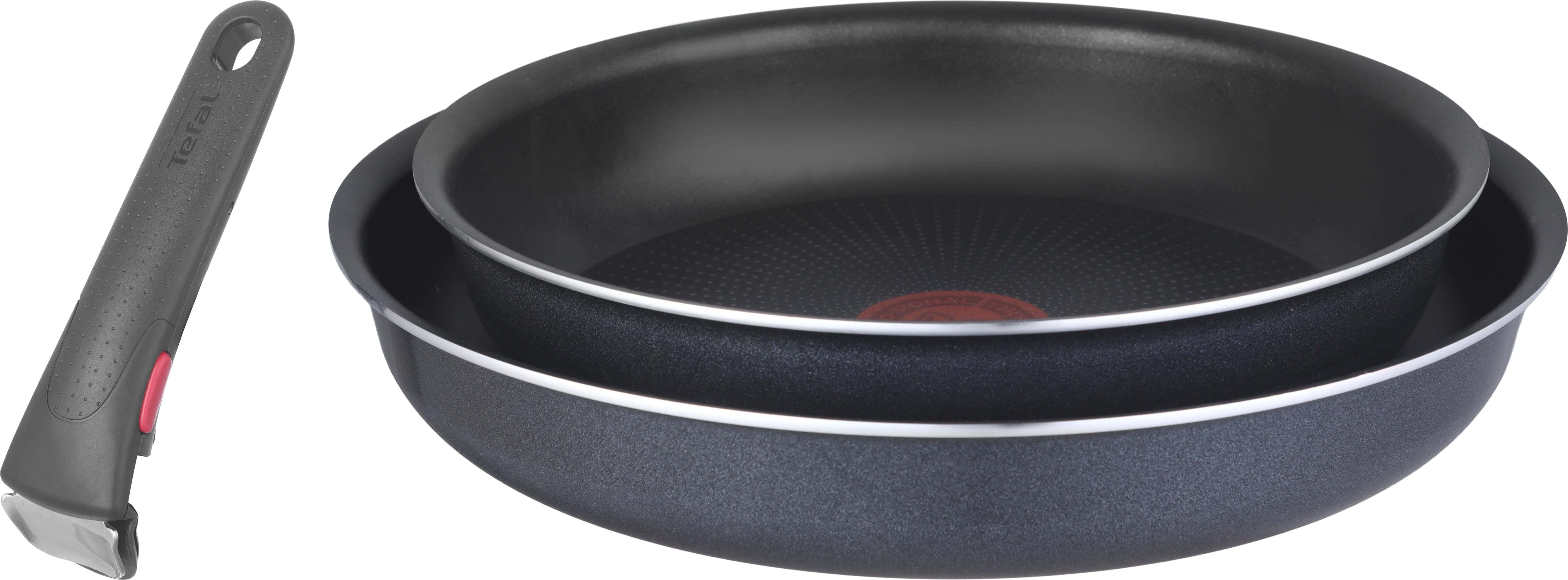 Tefal Ingenio Frying Pan Set, 2 Pieces, with Handle - Grey