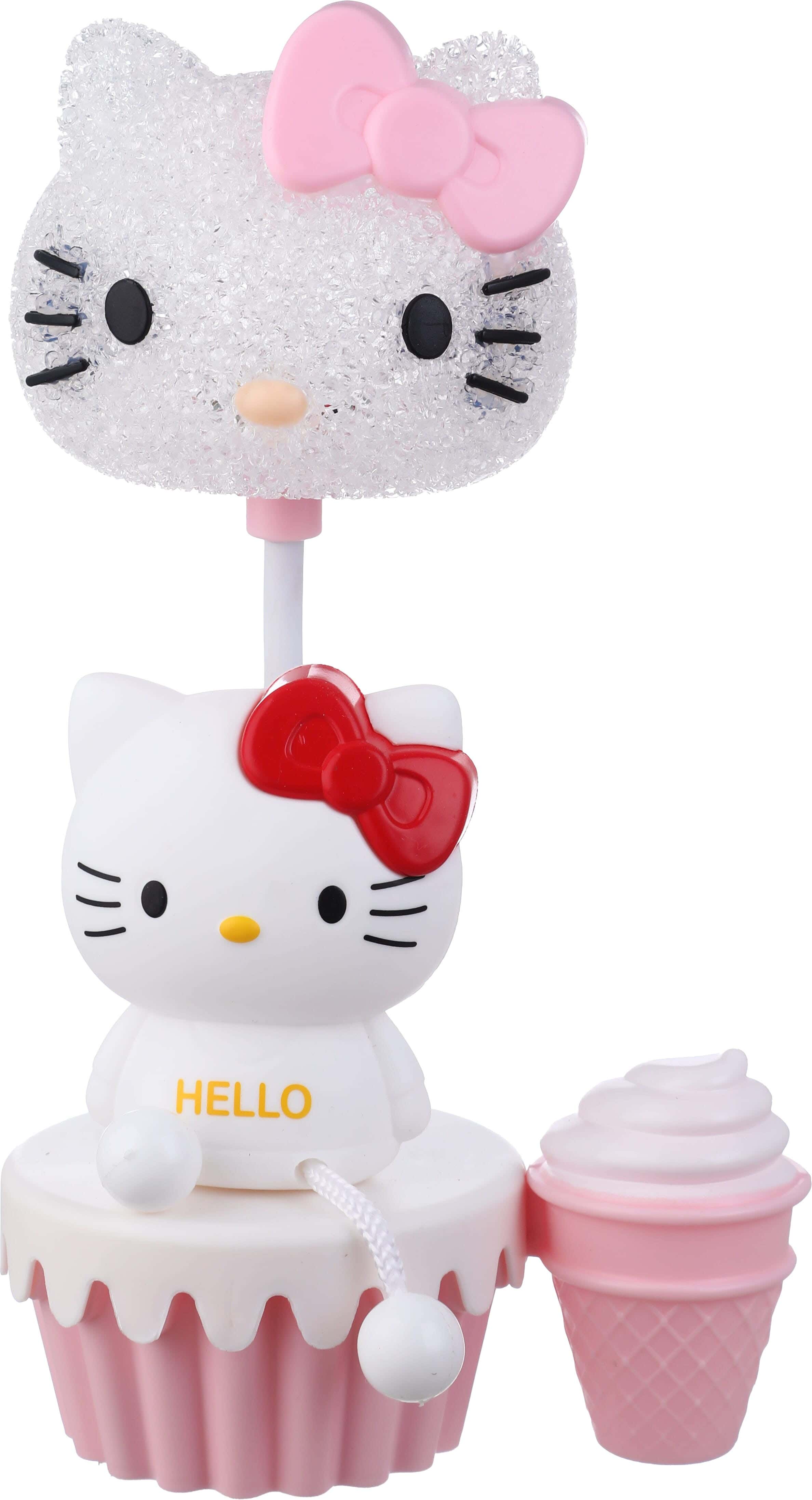 Plastic Lamp with Pen Holder, 3 Lighting Levels, Type-C Charging Cable - Rose White