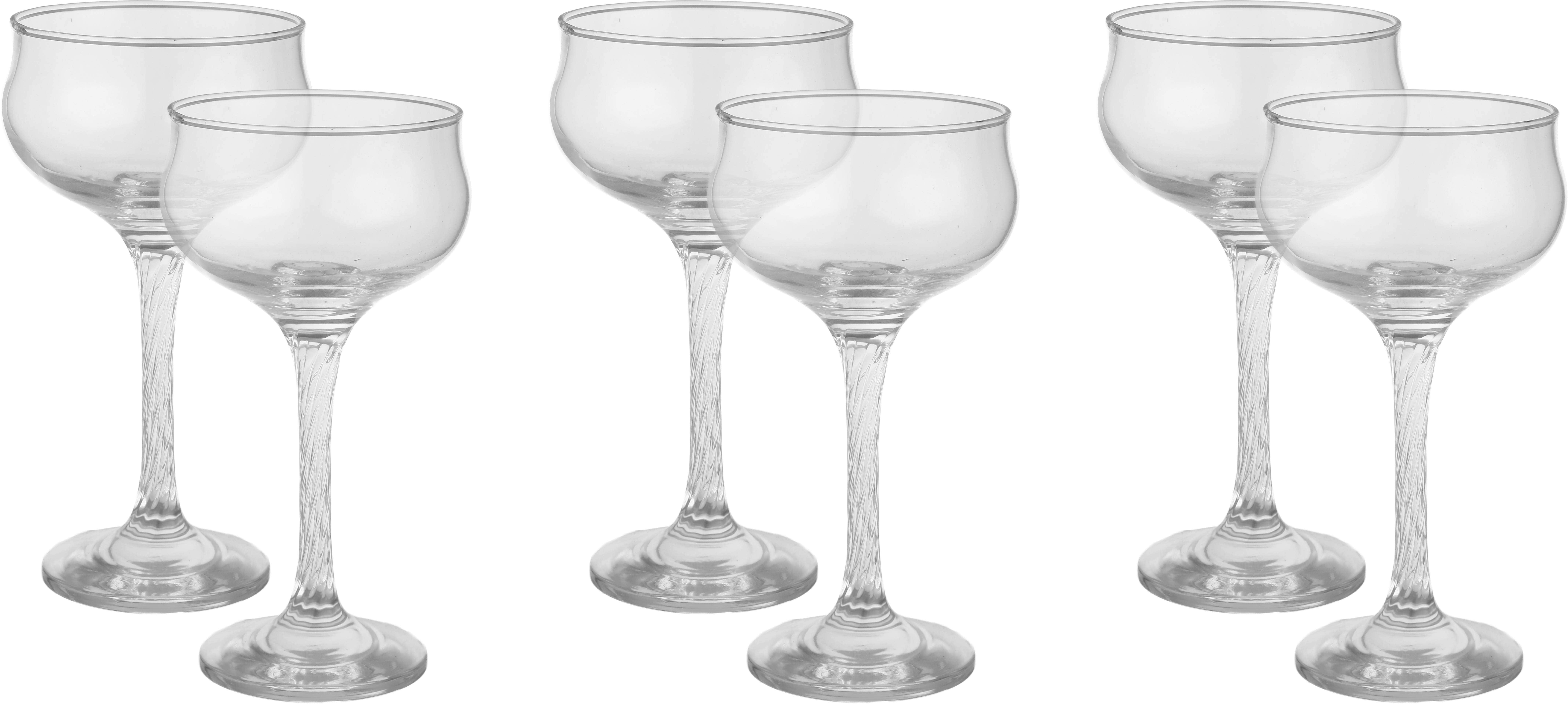 Pasabahce Glass Set, 6 Pieces, 250 ml - Clear