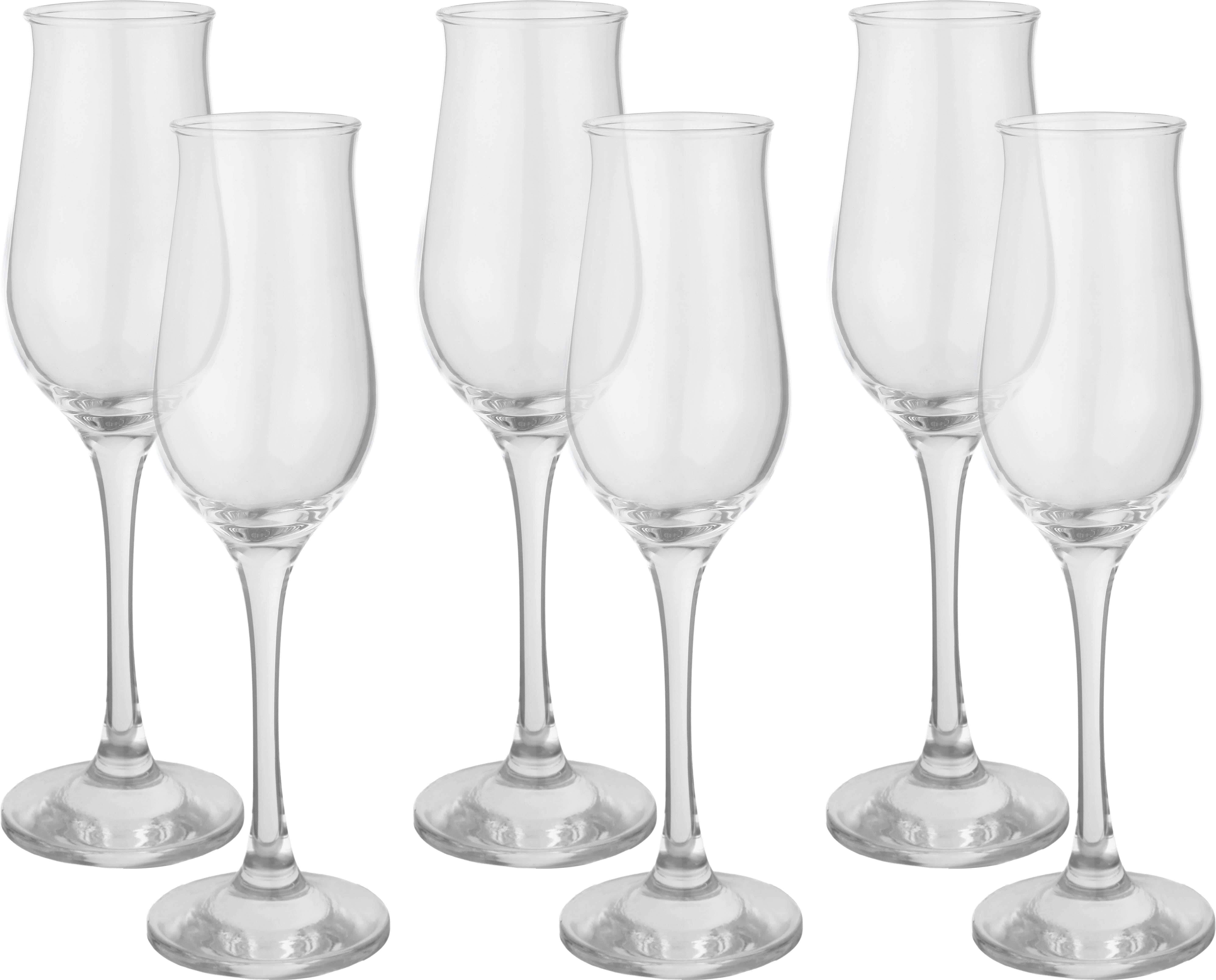 Pasabahce Glass Set, 6 Pieces, 190 ml - Clear