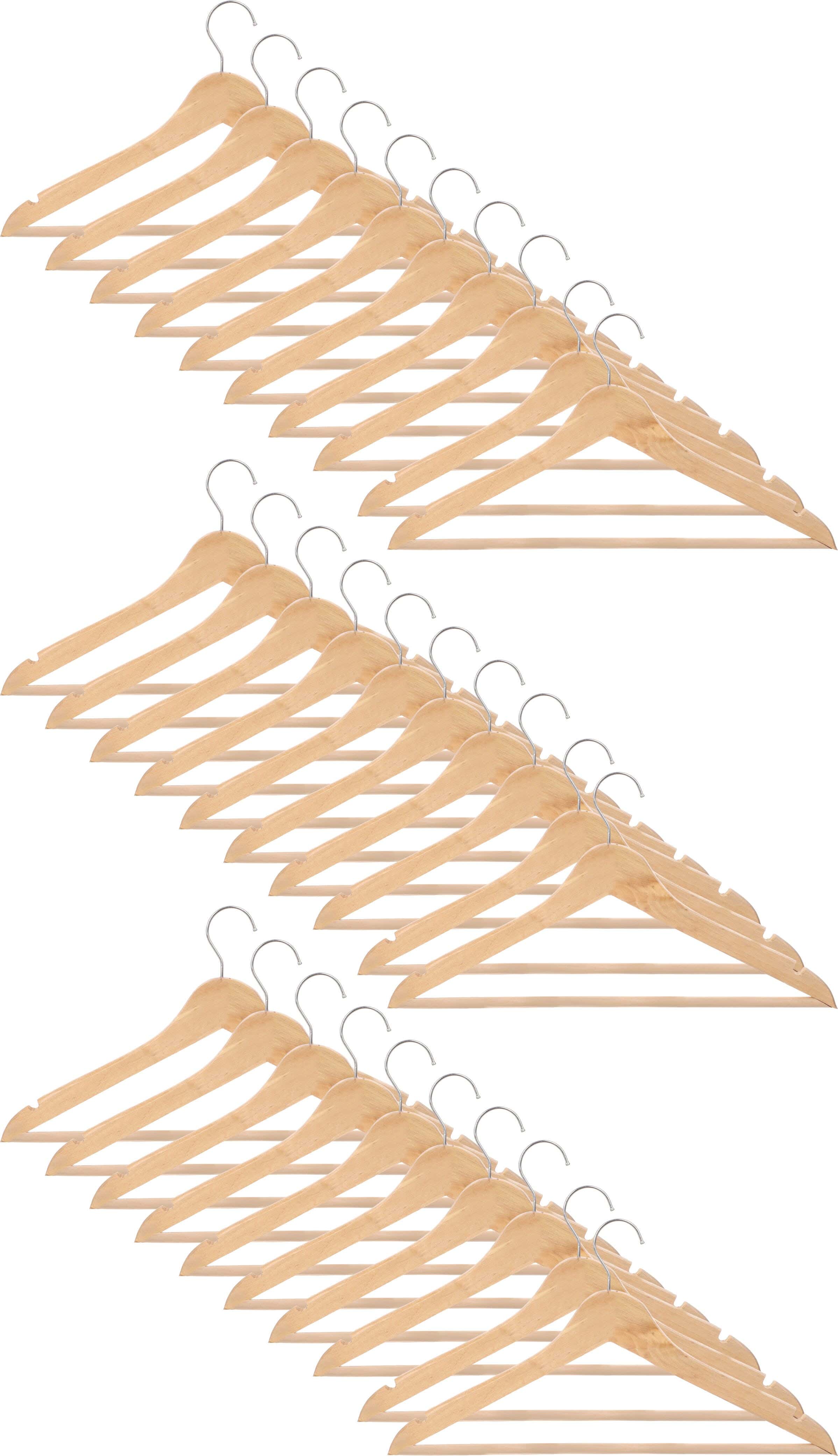 Horus Wooden Hanger Set, 3 Pieces, 24x42 cm - Wooden