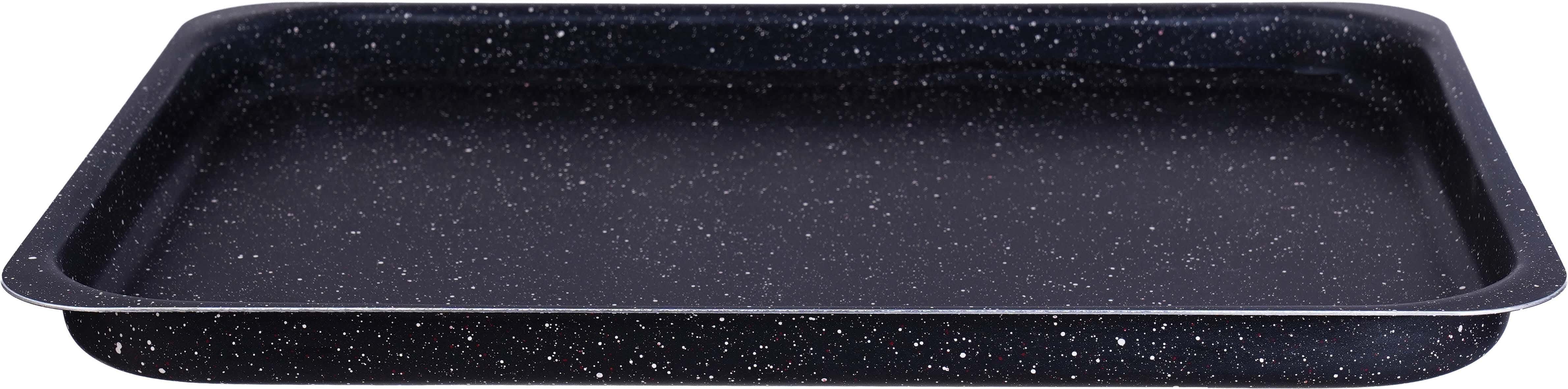 Nouval Granite Oven Tray, 42×30 cm - Black White