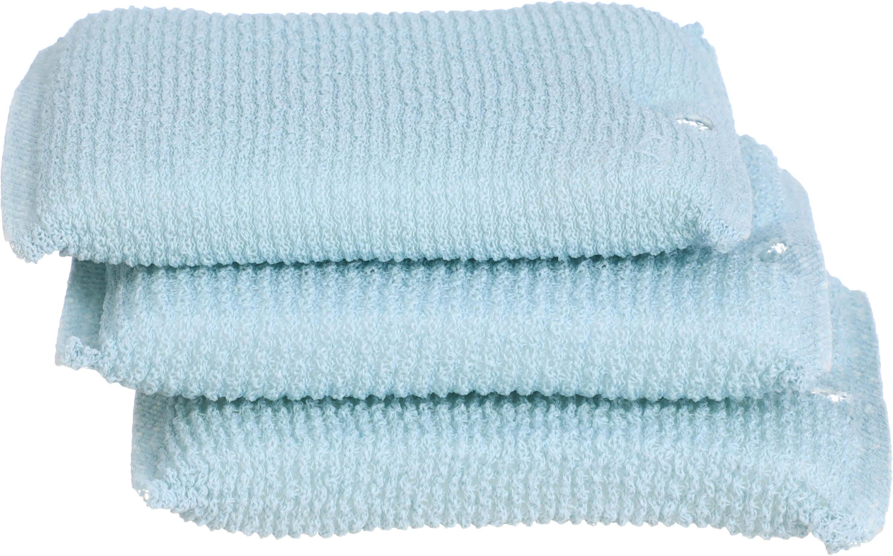 Dishwashing wire set, 3 pieces, 13×9 cm - Light Blue