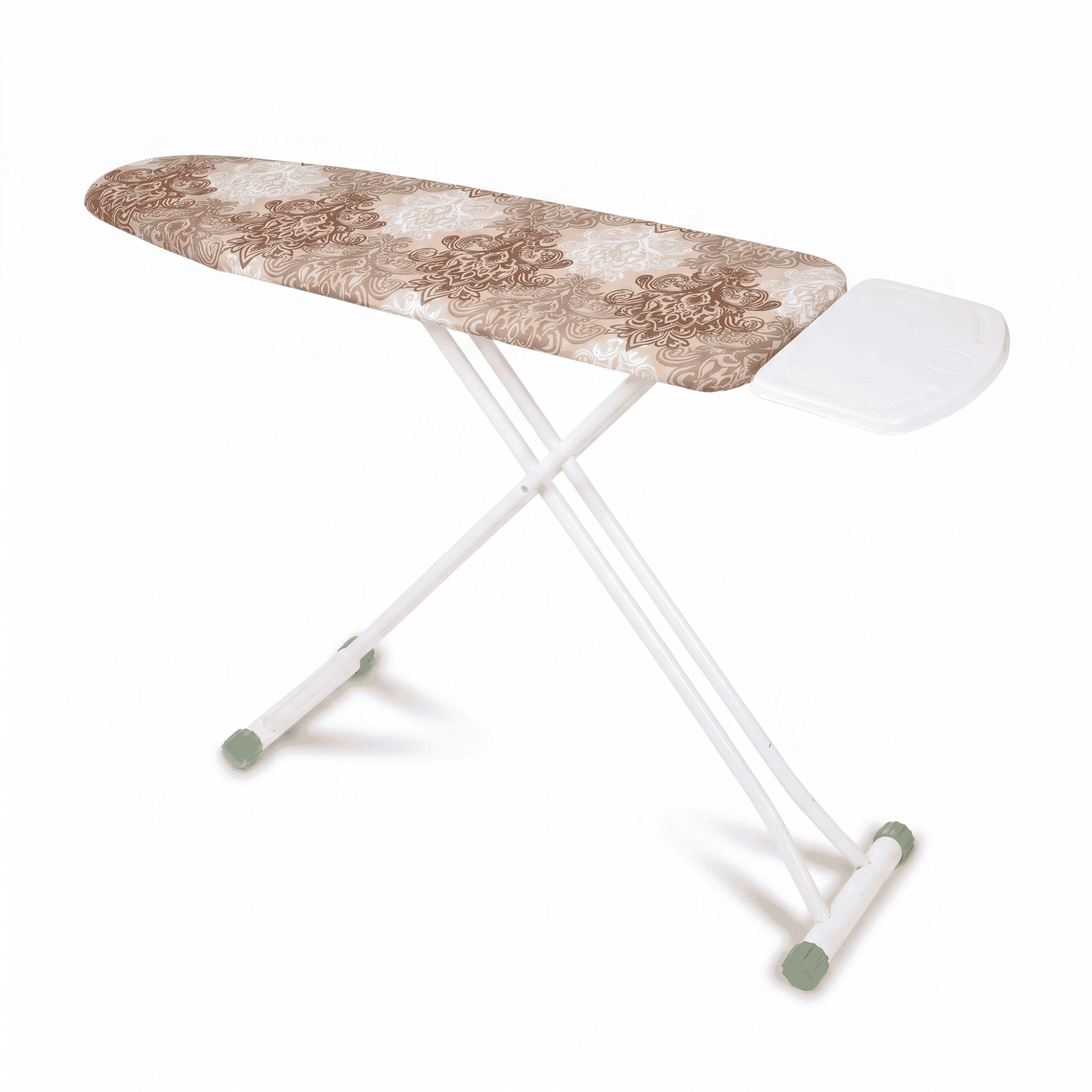 Lapoire Metal Foldable Iron Table, 94×40×164 cm - Brown Beige