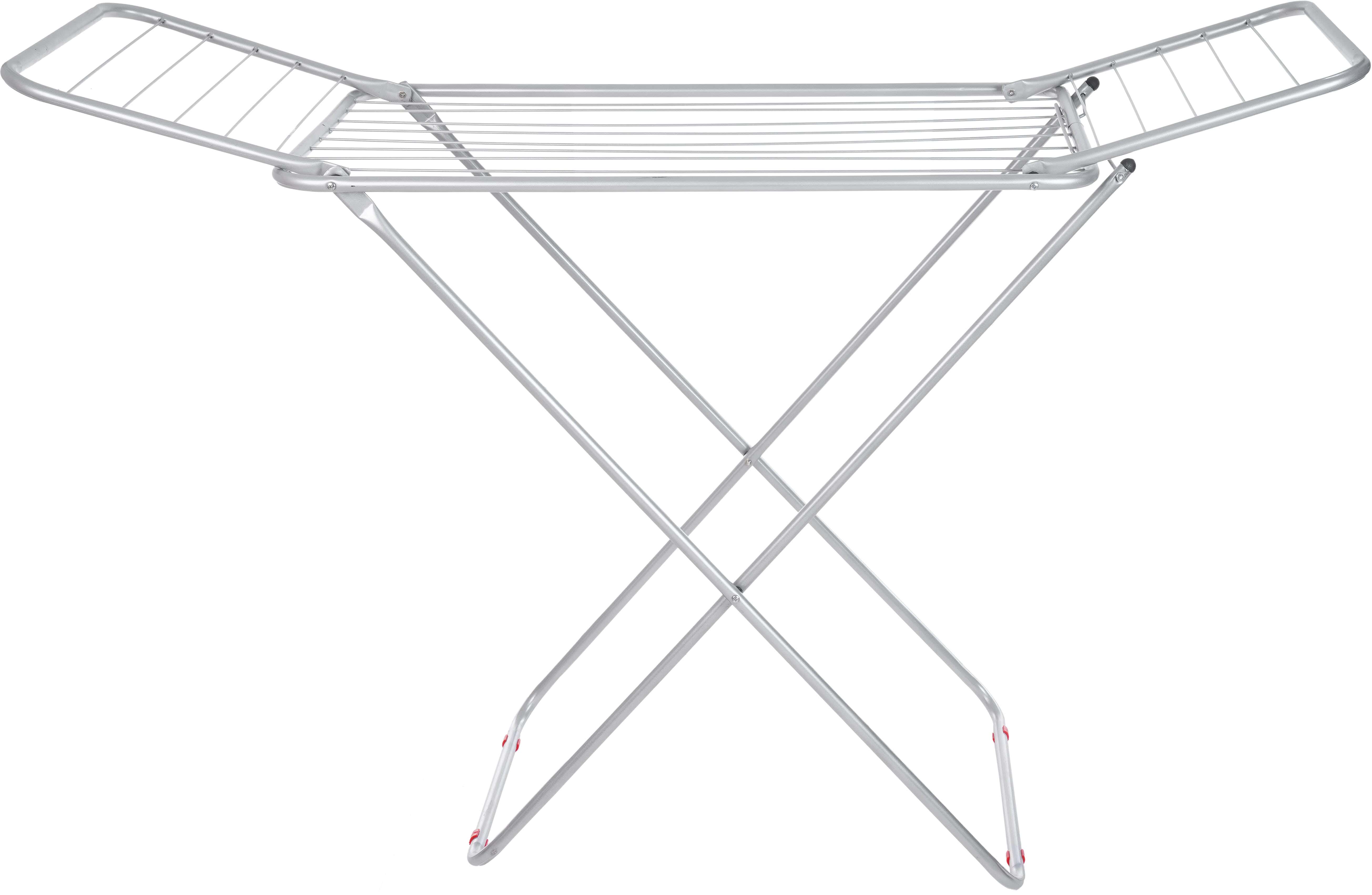 Lapoire Metal Laundry Dryer, 118×140×58 cm - Silver