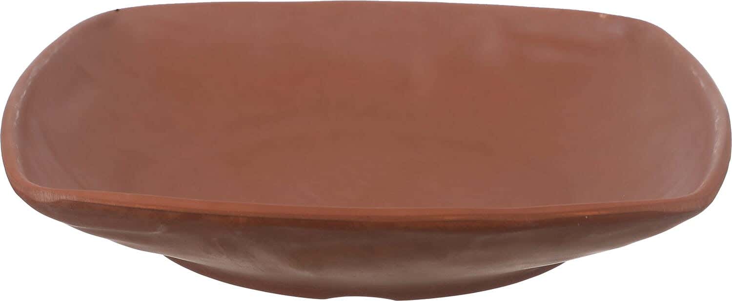 Al Sherif Melamine Deep Plate, 21 cm - Brown