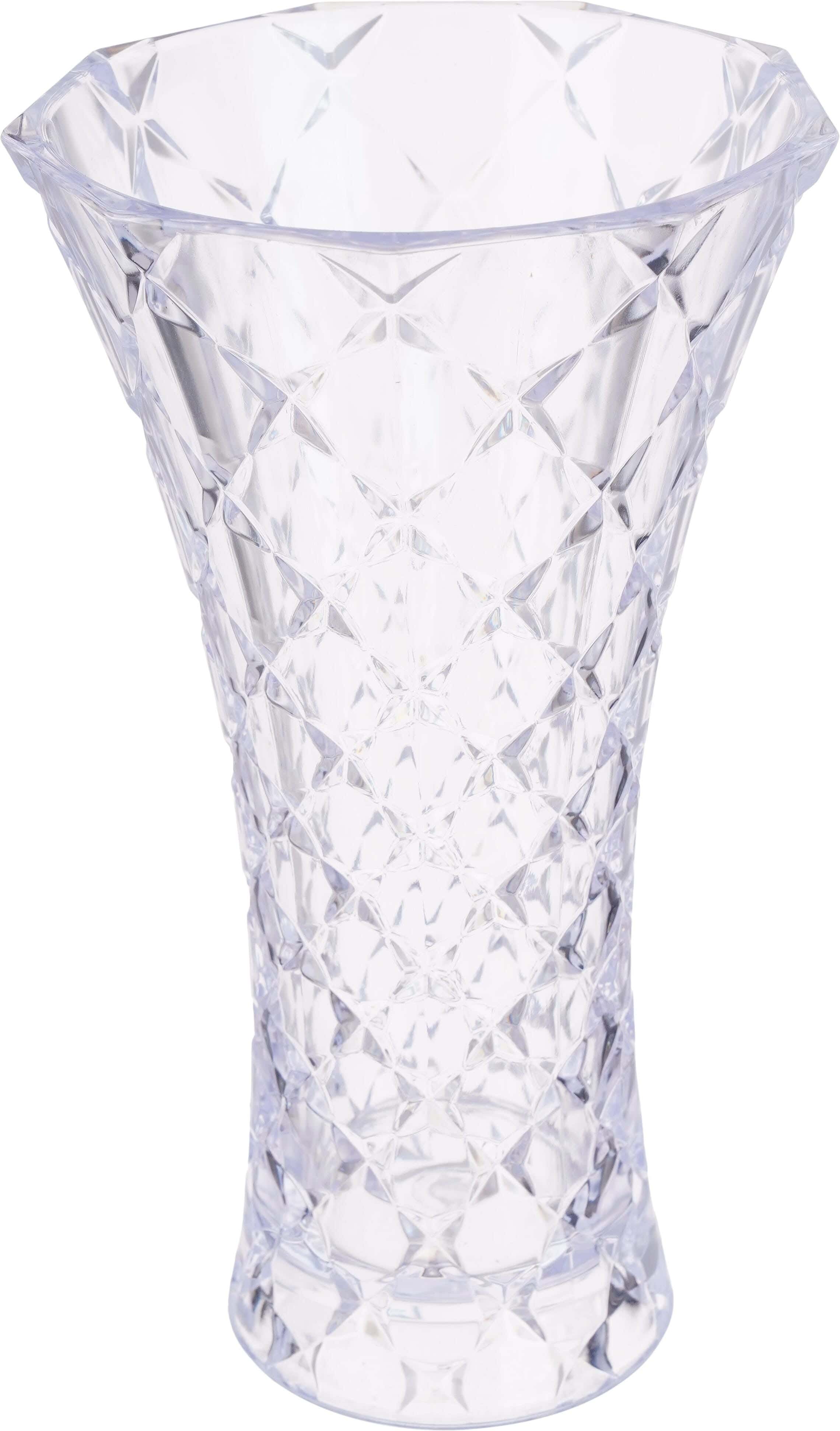 Lyth Acrylic Decorative Vase, 25 cm - Clear